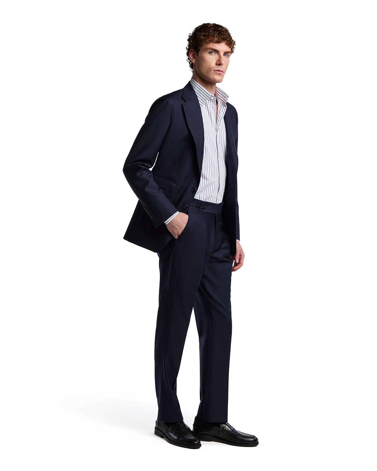 Abito Milano con Alto in lana Perennial Canonico blu