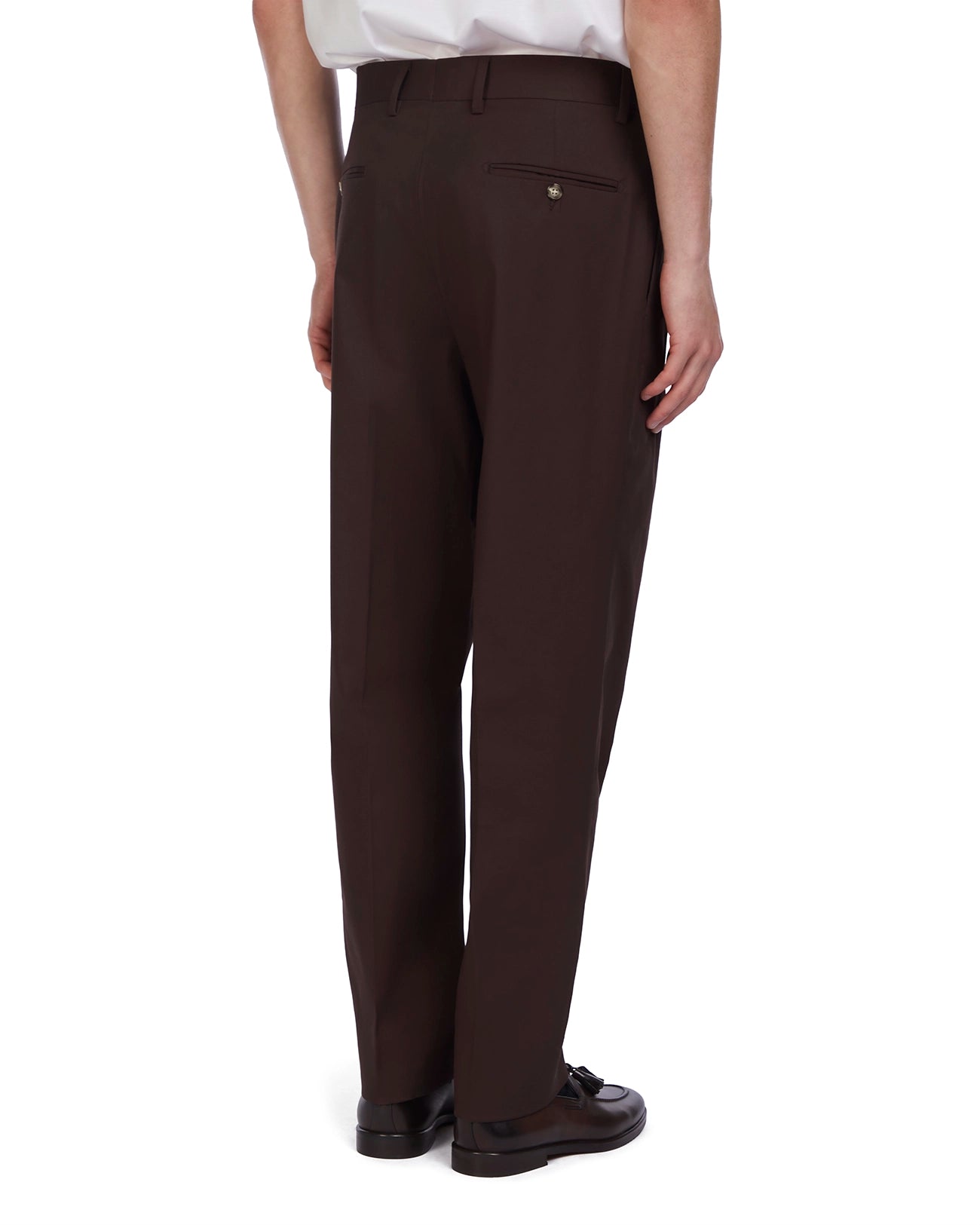 Pantalone Ajaccio in cotone moro