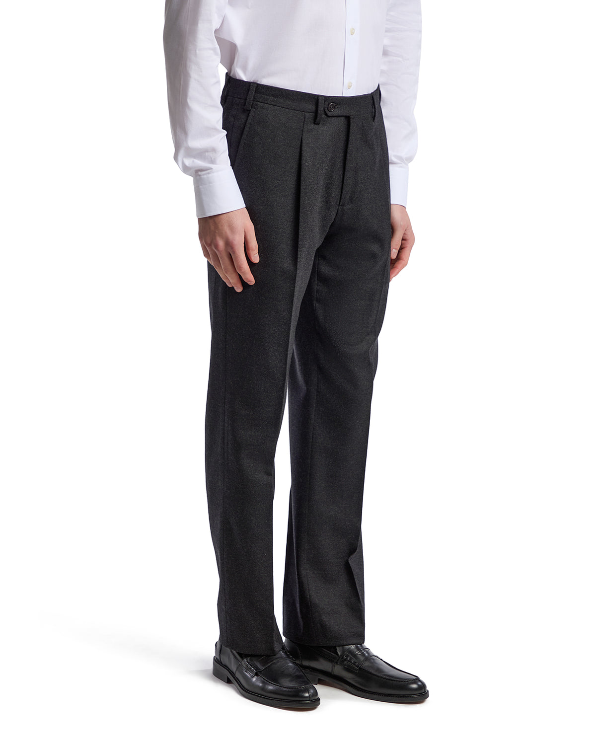 Pantalone Classic in flanella Rugby Drago antracite