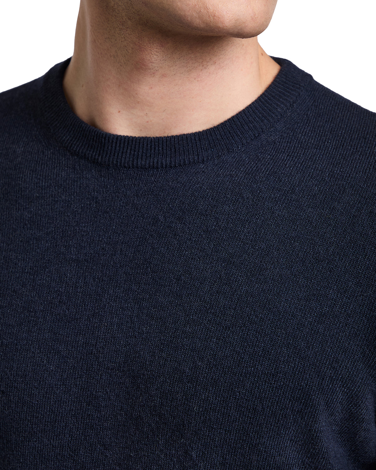 Girocollo Dustin in misto cachemire blu