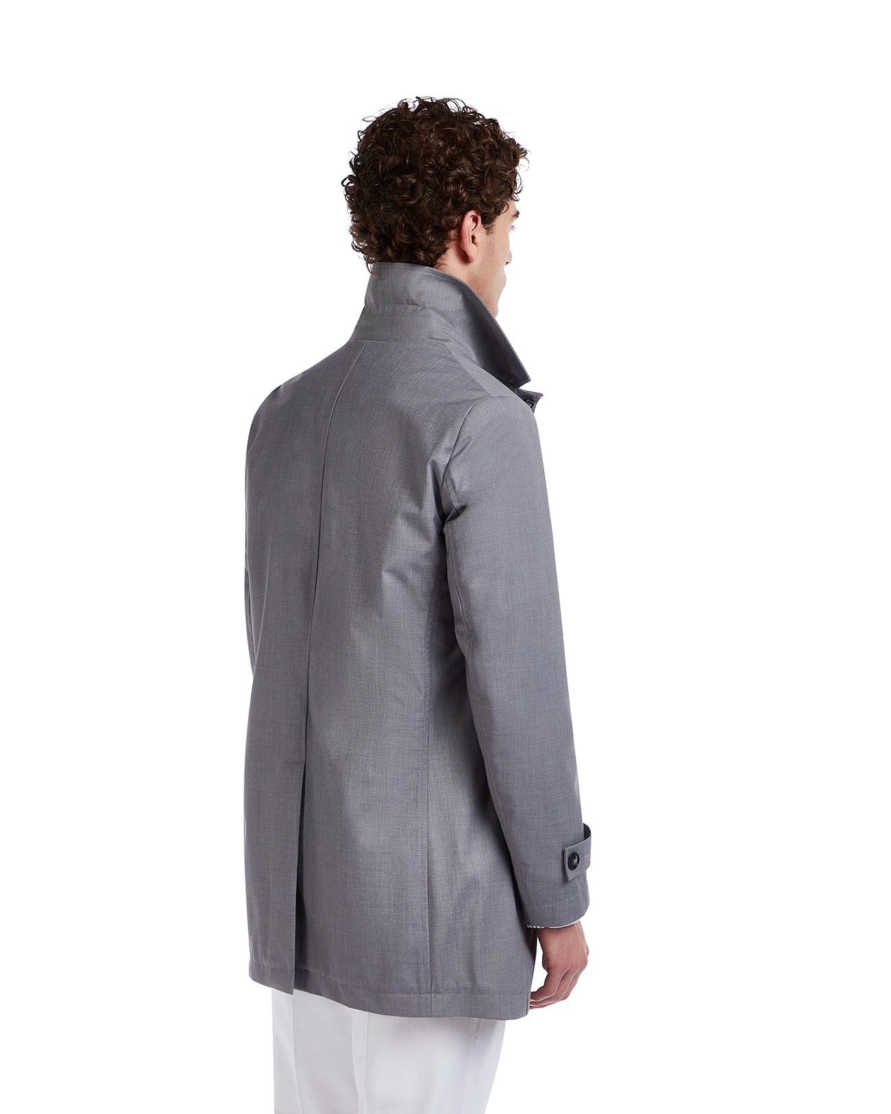 Trench Mantova sfoderato grigio