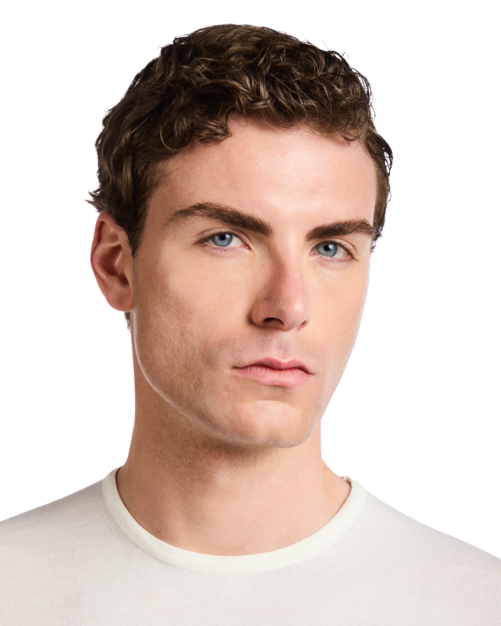 T-shirt Jannik in maglia panna