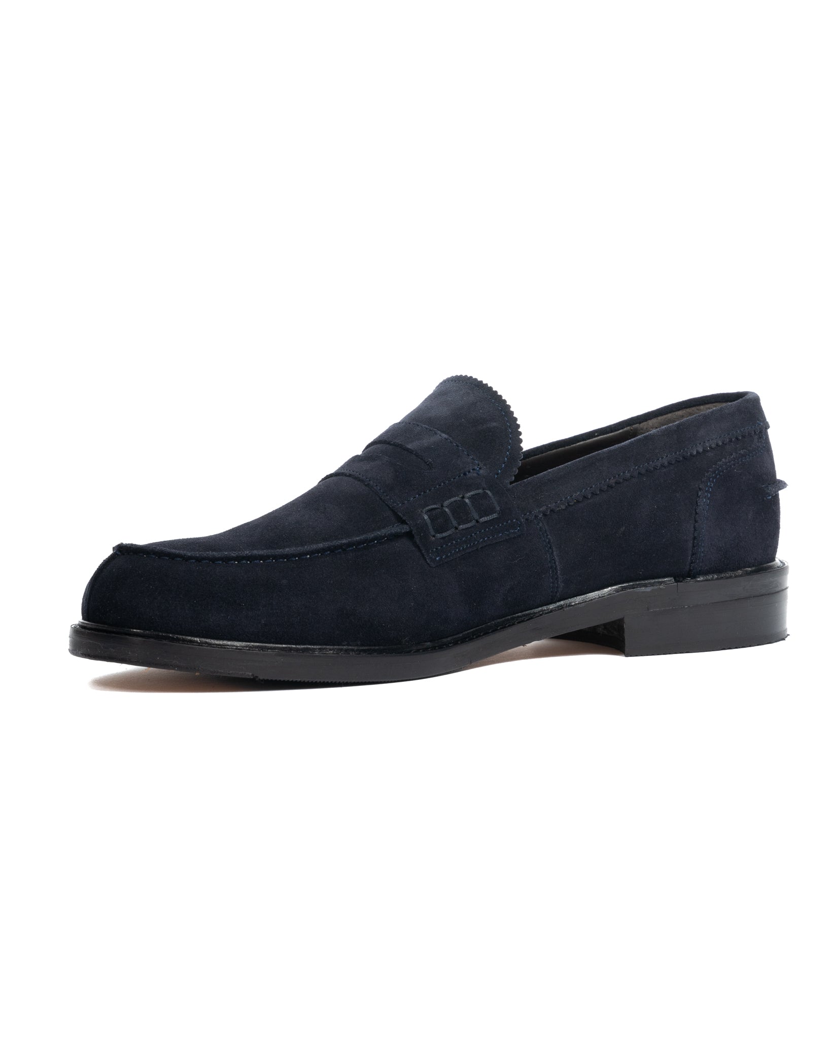 College Leonardo scamosciato blu
