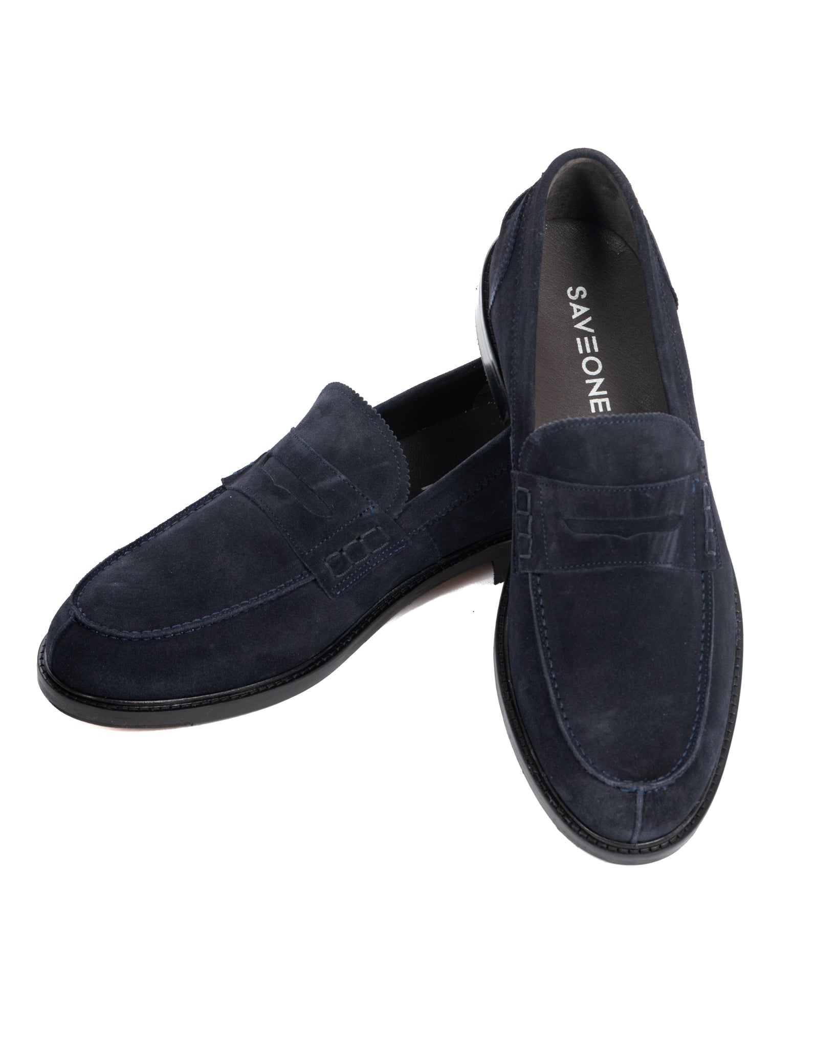 College Leonardo scamosciato blu