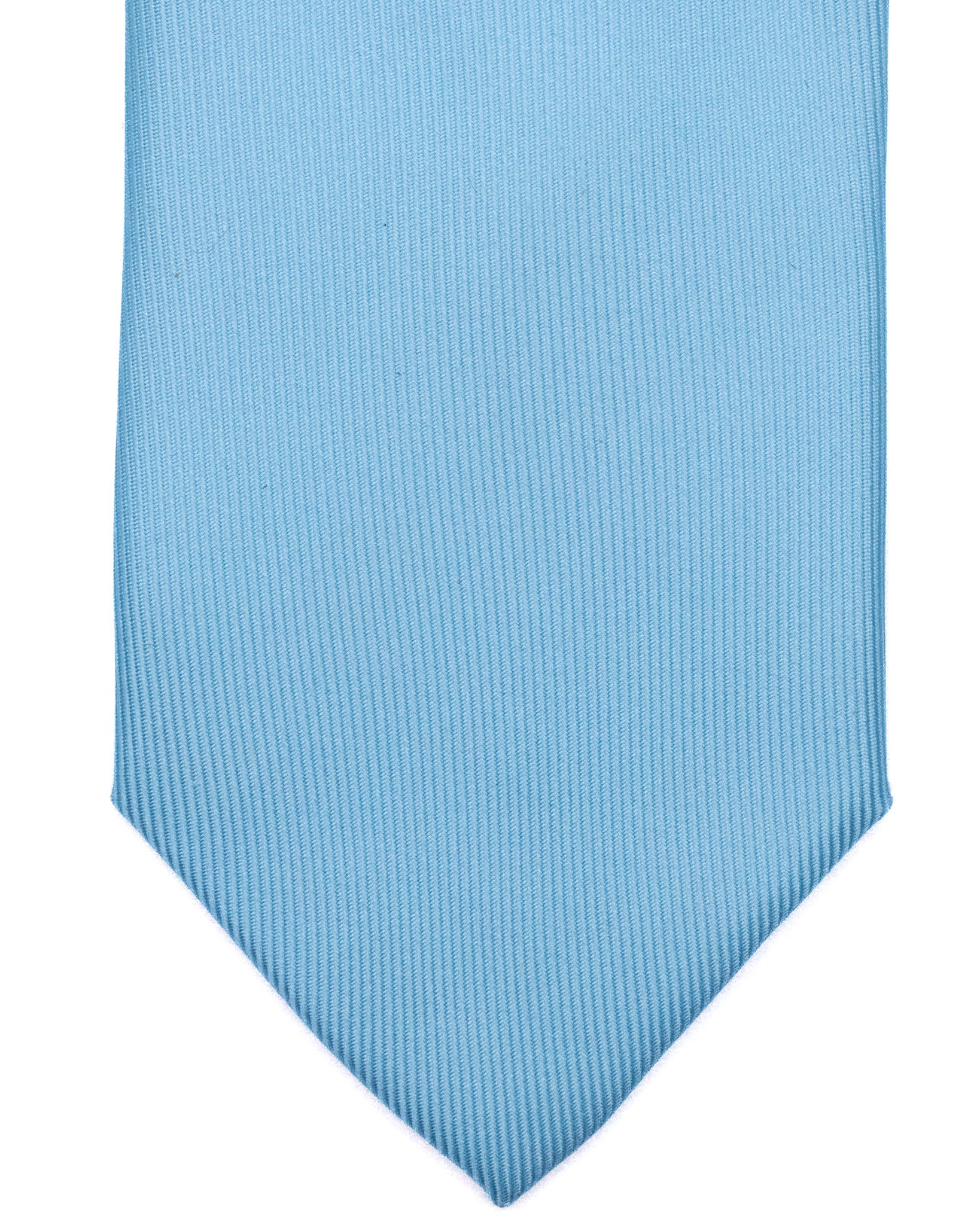 Cravatta - in seta twill cielo
