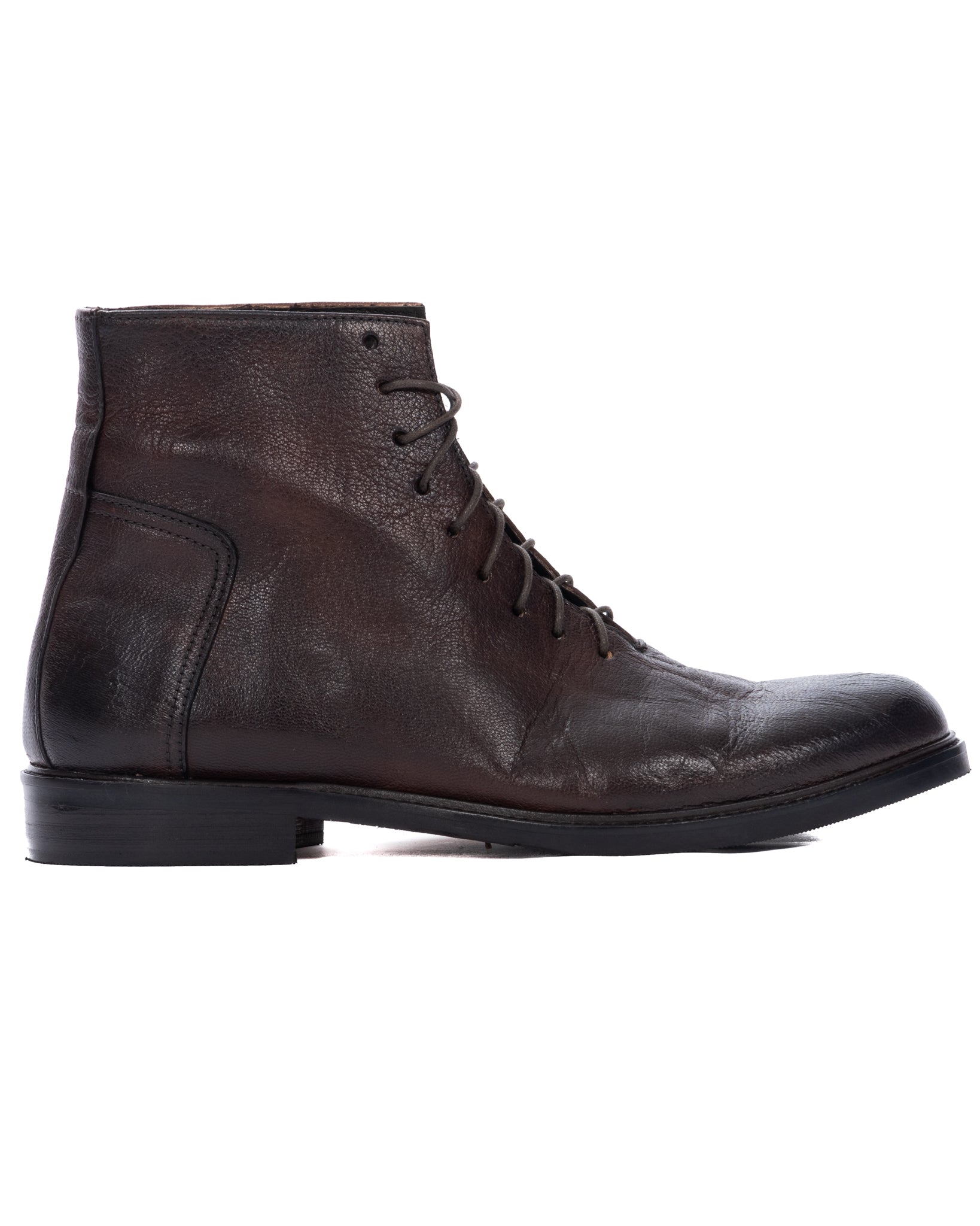 Scarponcino Houston in pelle testa di moro