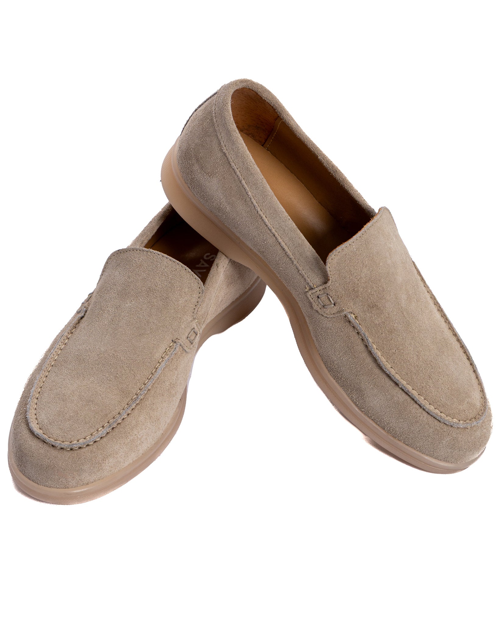 Mocassino Valeri scamosciato beige