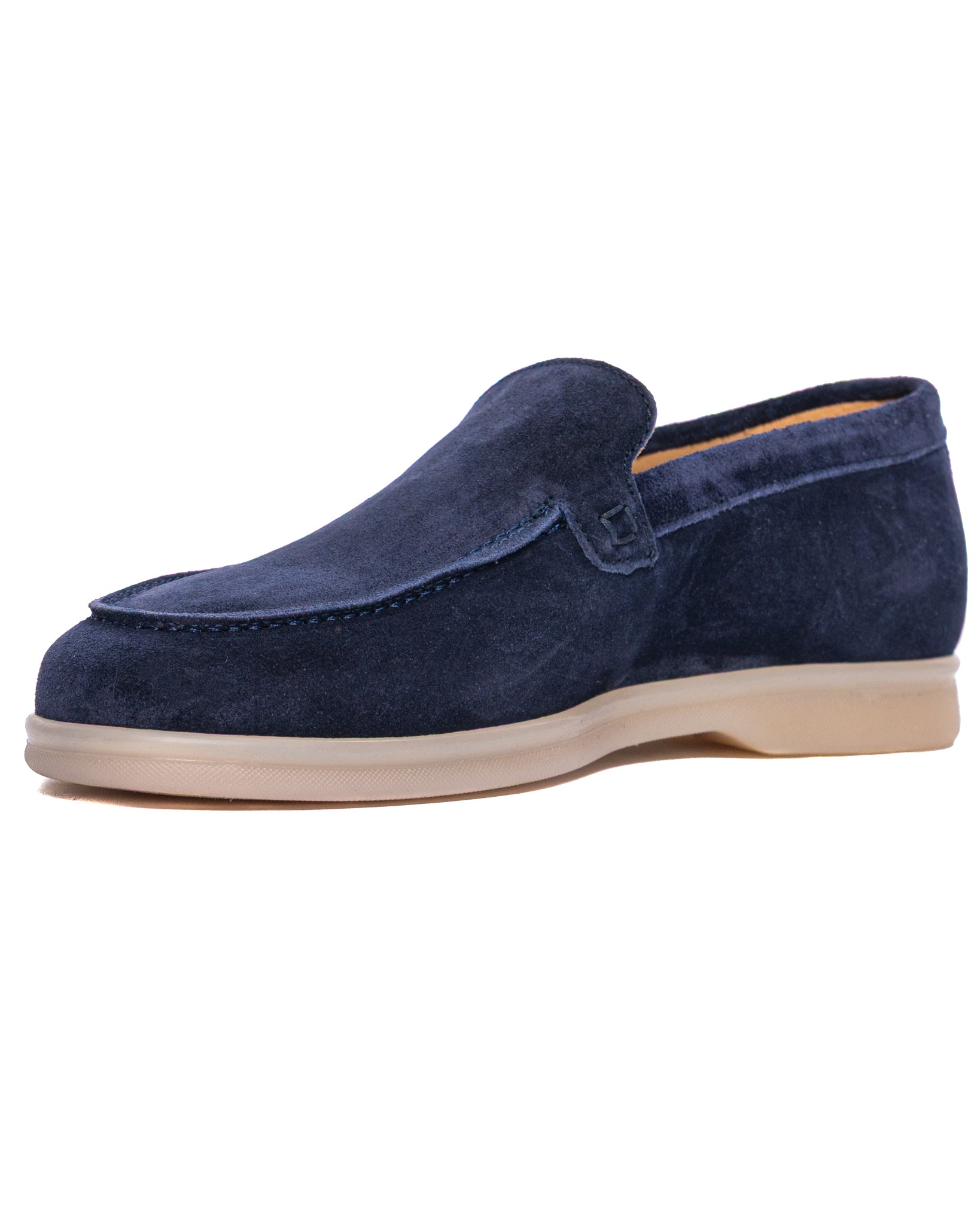 Mocassino Valeri scamosciato blu