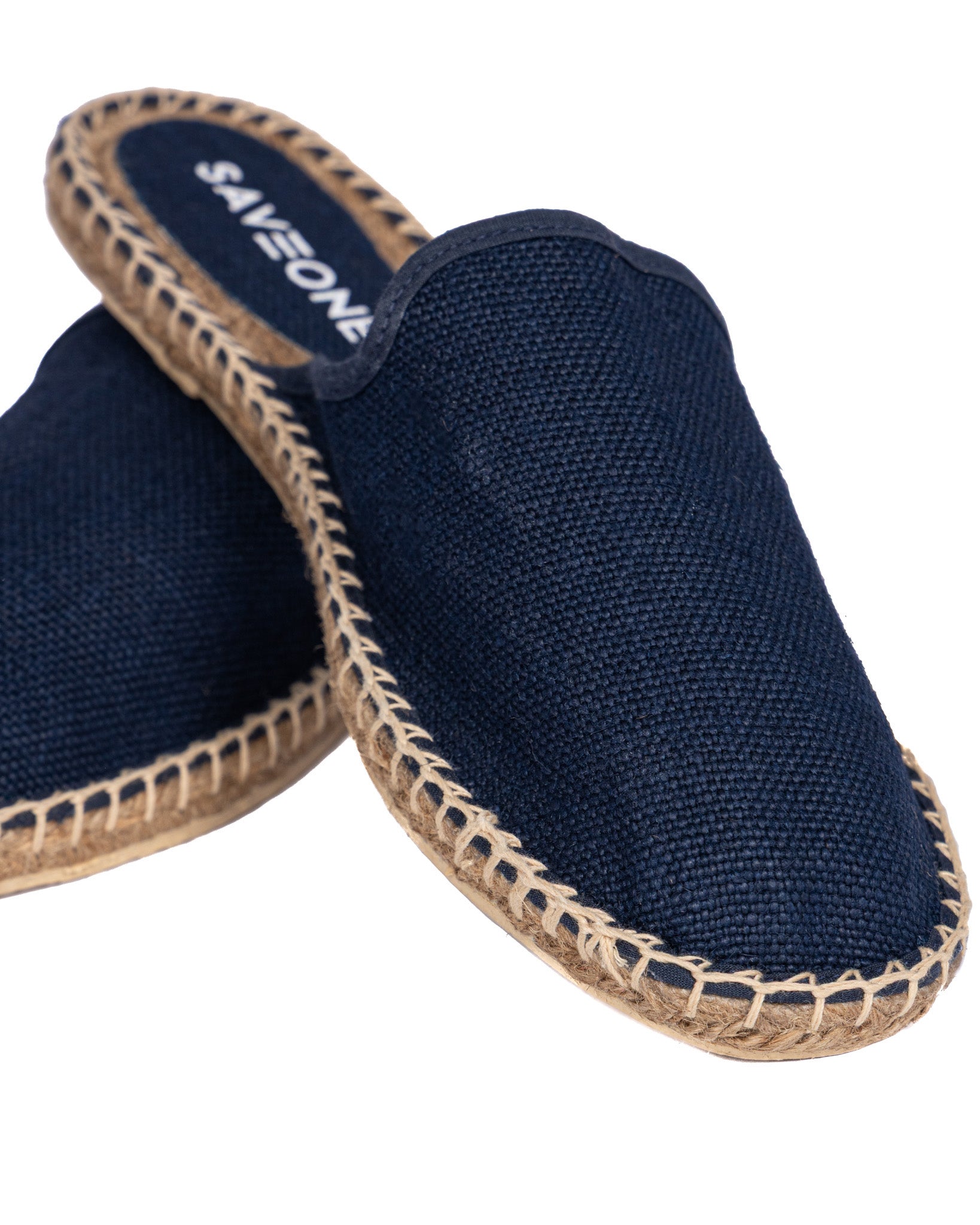 Mules Portofino espadrillas blu scuro