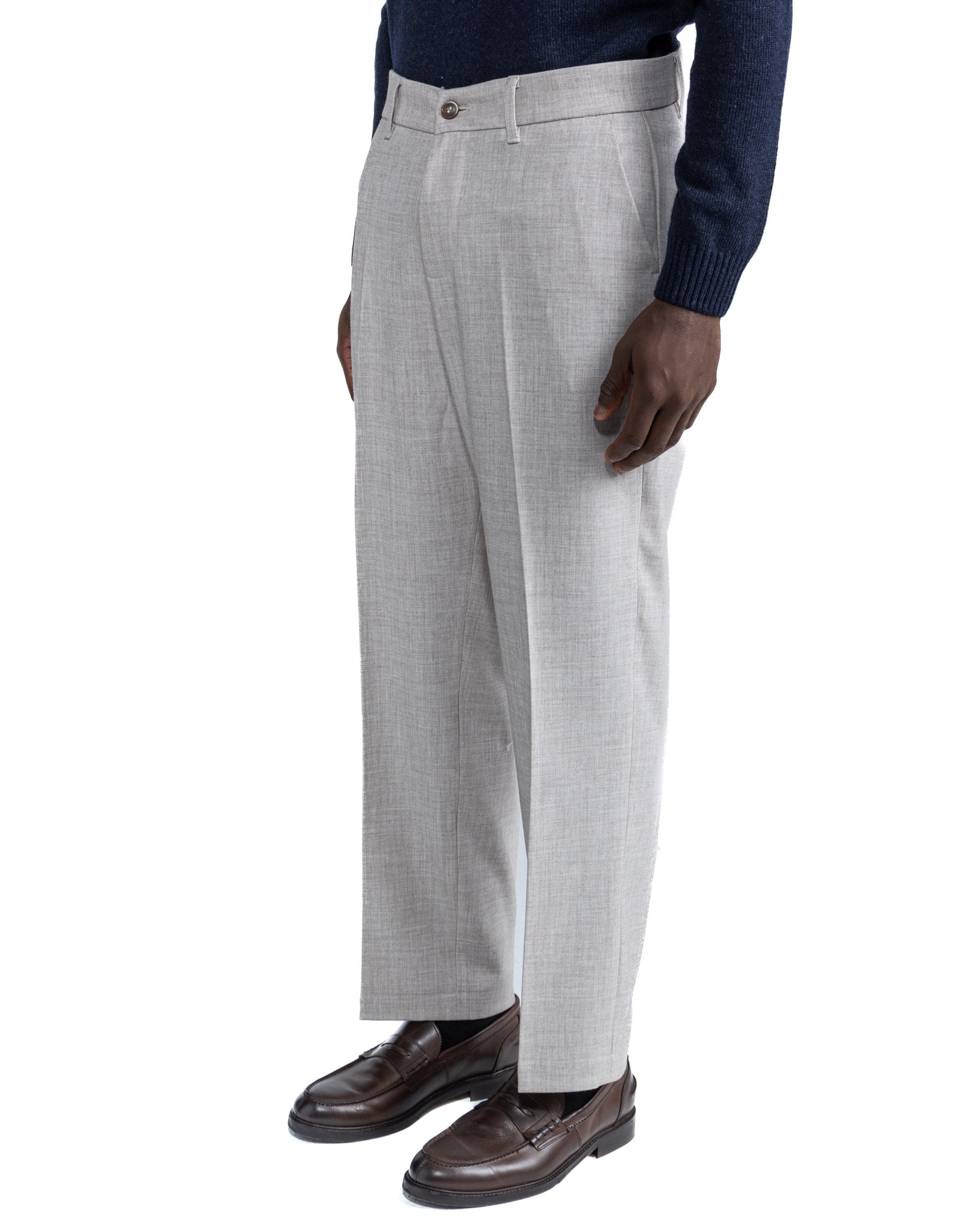 Pantalone largo Zeiis sabbia
