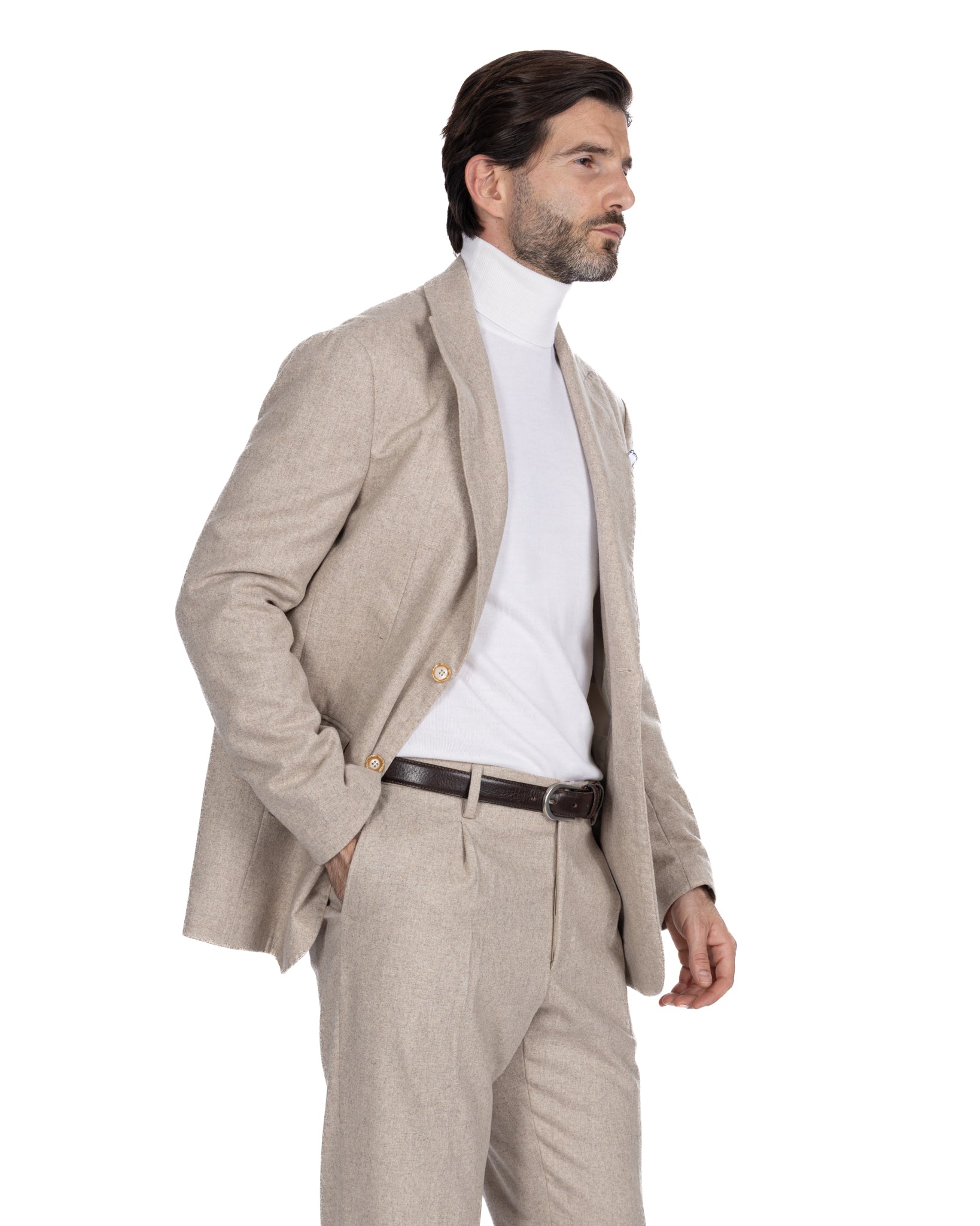 Abito Olympus in flanella beige