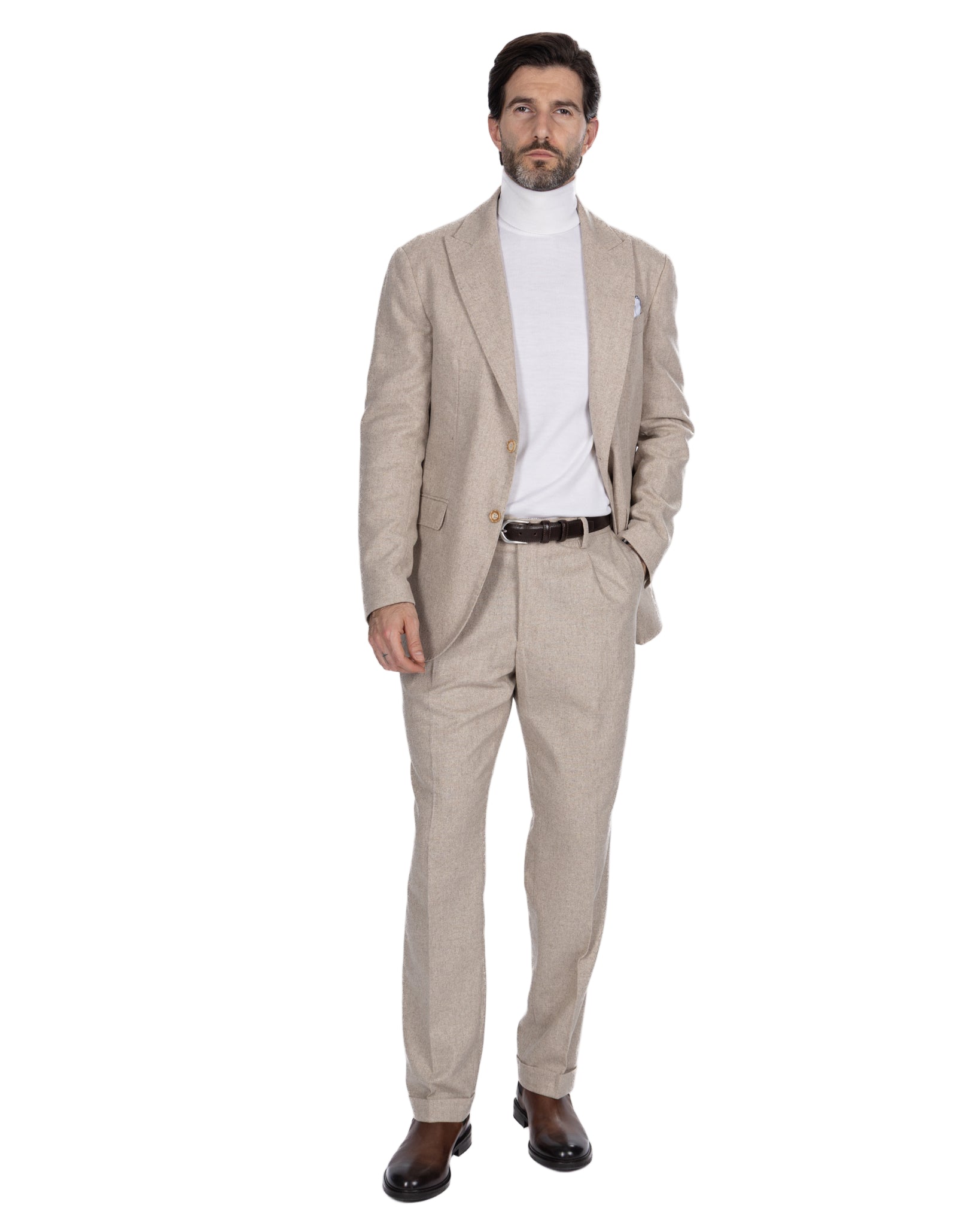 Abito Olympus in flanella beige