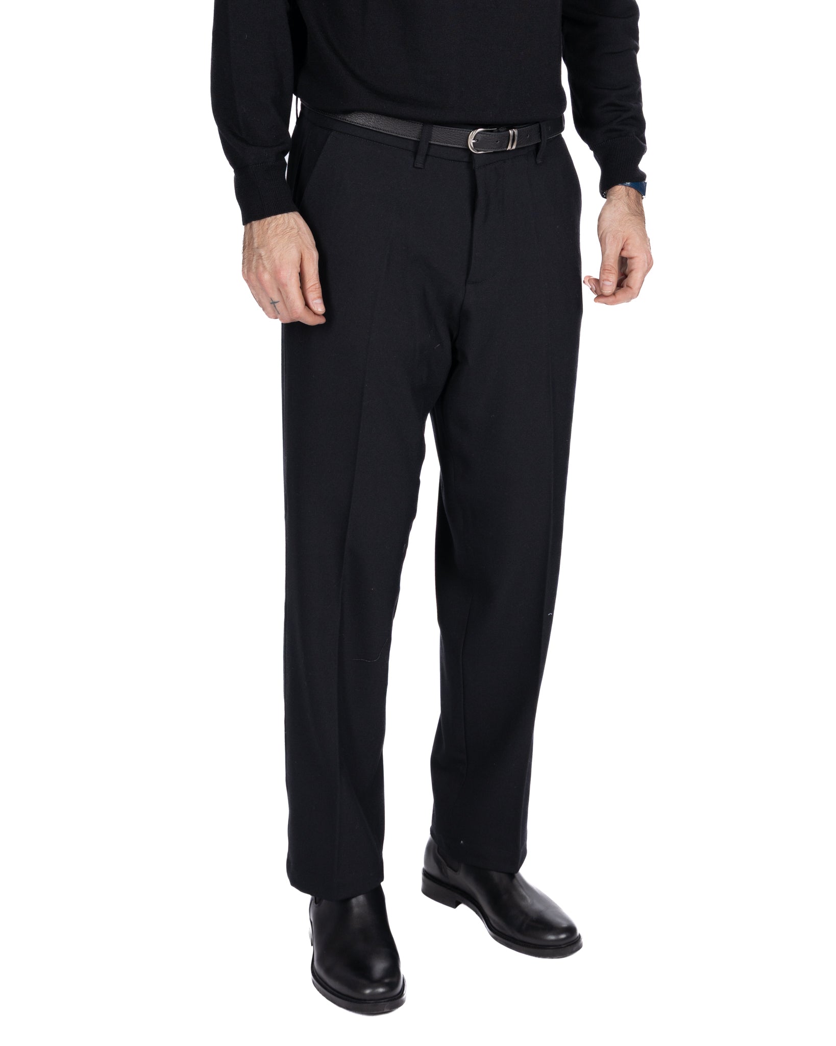 Pantalone largo Zeiis nero