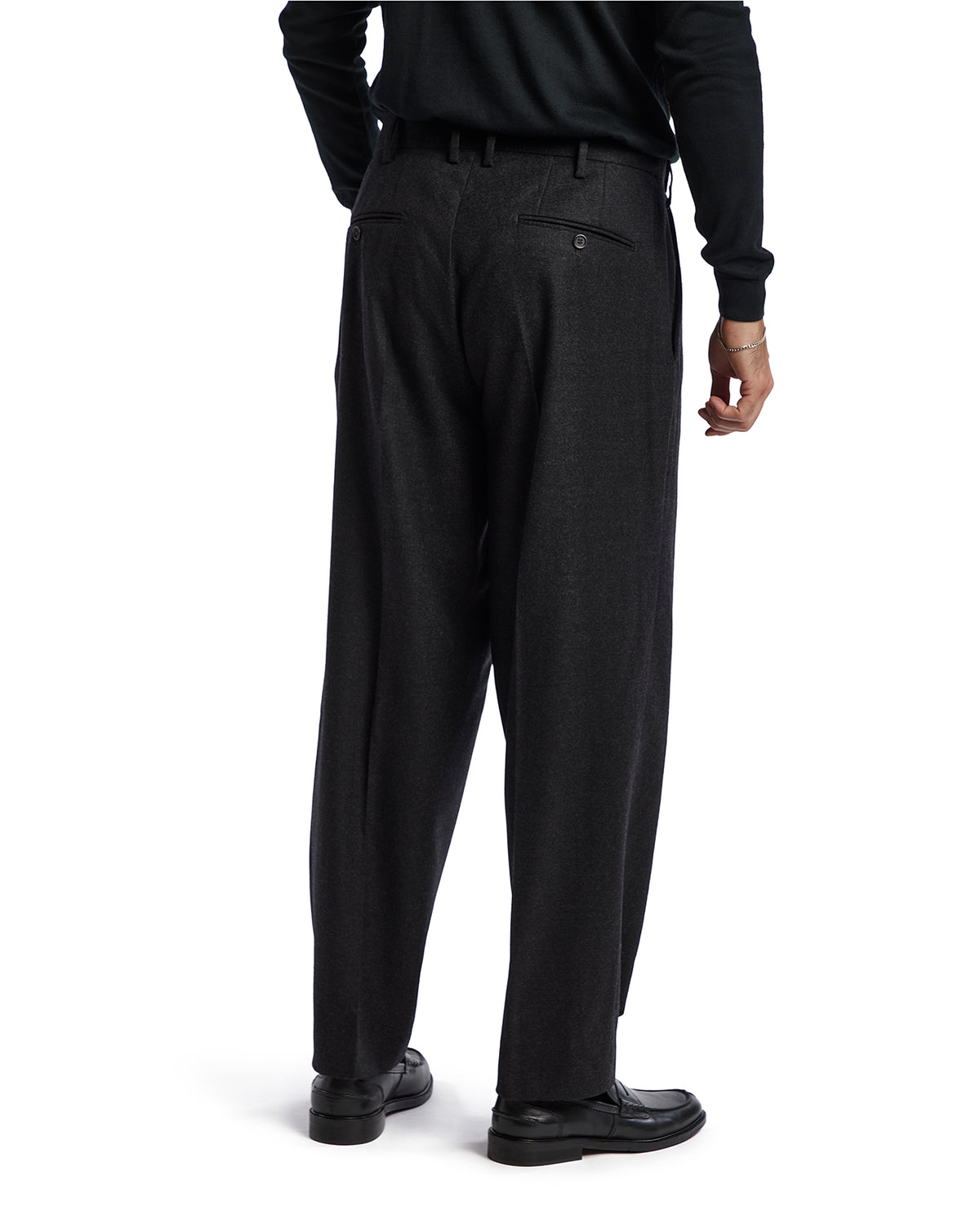 Pantalone Over in flanella Rugby Drago antracite