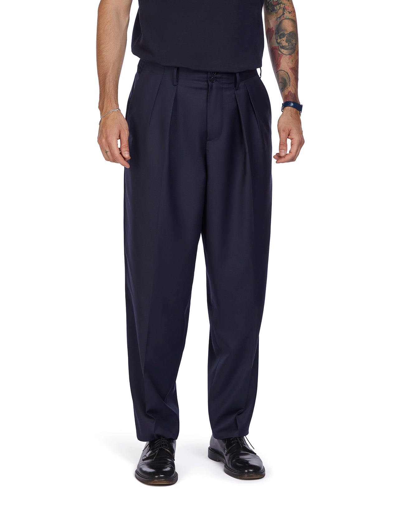 Pantalone Over blu Vitale Barberis Canonico