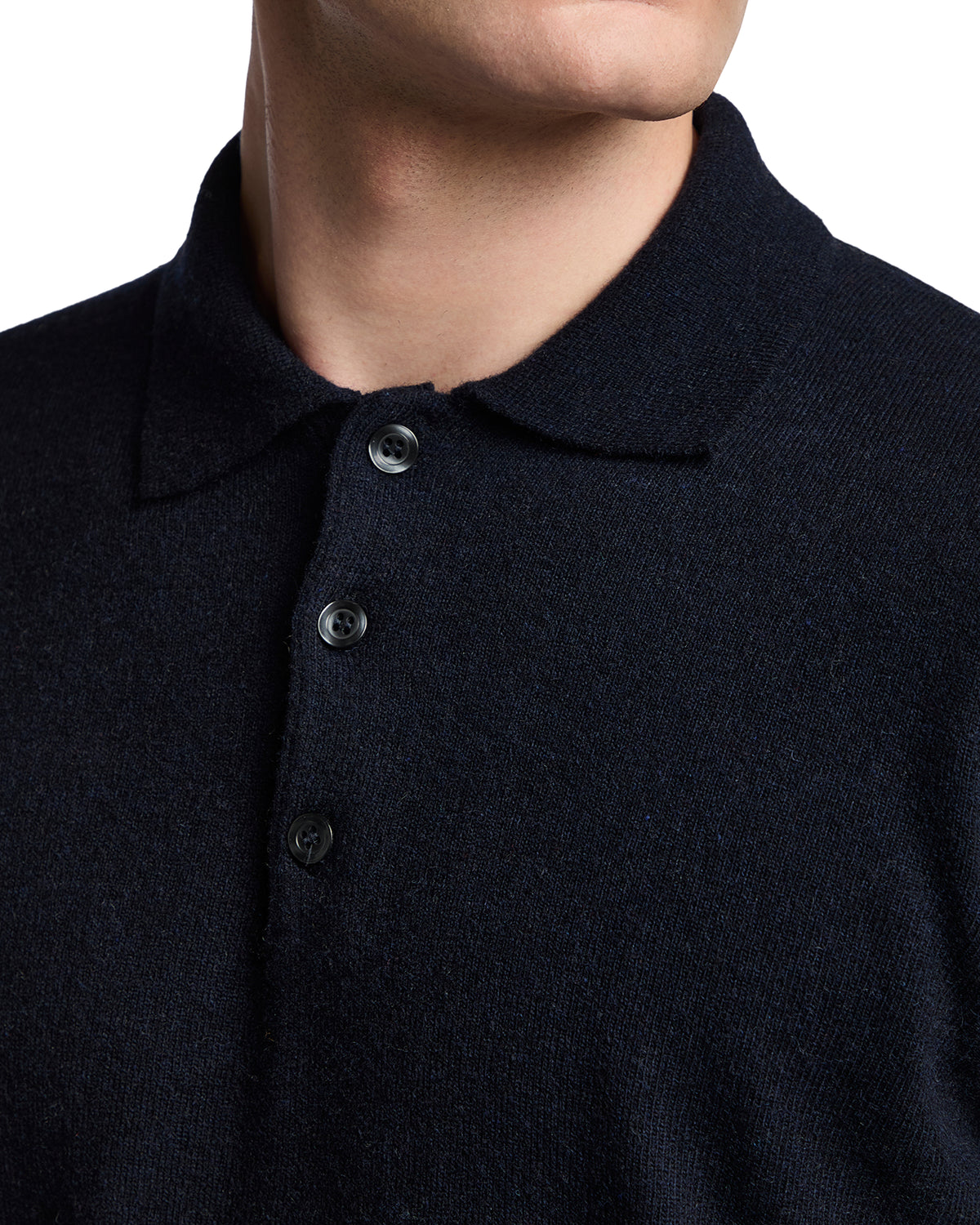 Polo Tiger in misto cachemire blu
