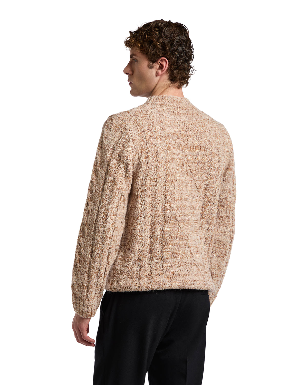 Girocollo Astro over beige