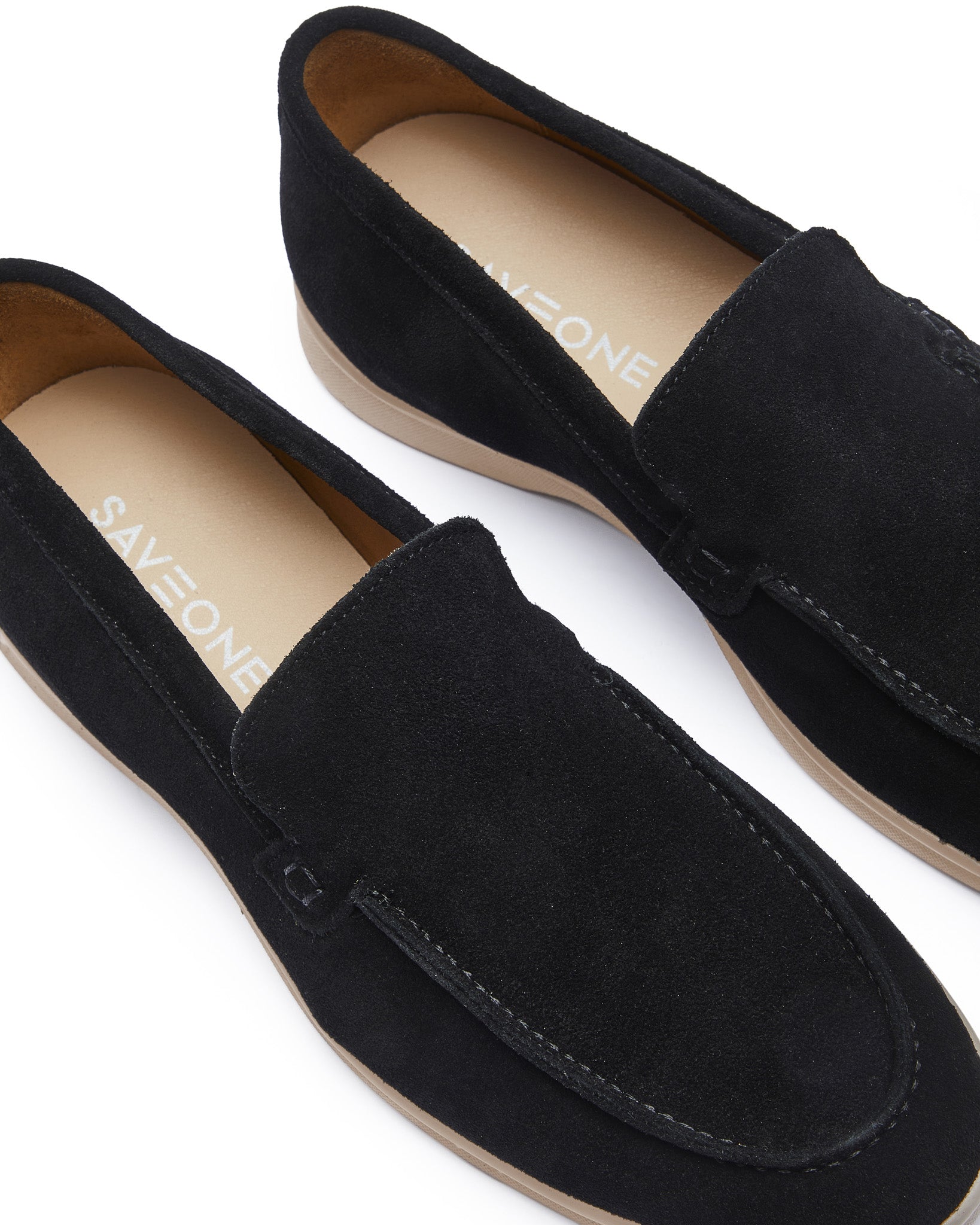 Mocassino Valeri scamosciato nero
