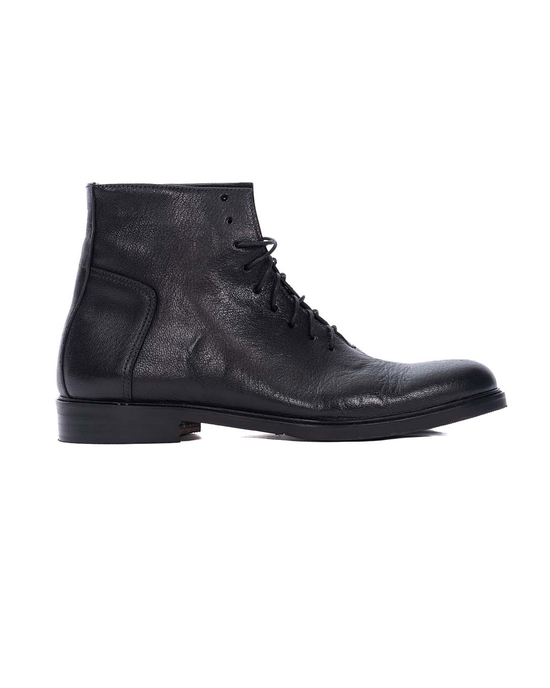 Scarponcino Houston in pelle nera