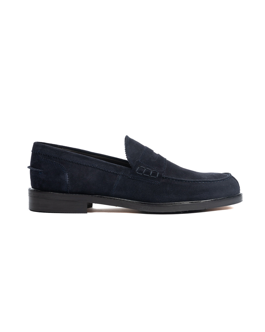 College Leonardo scamosciato blu