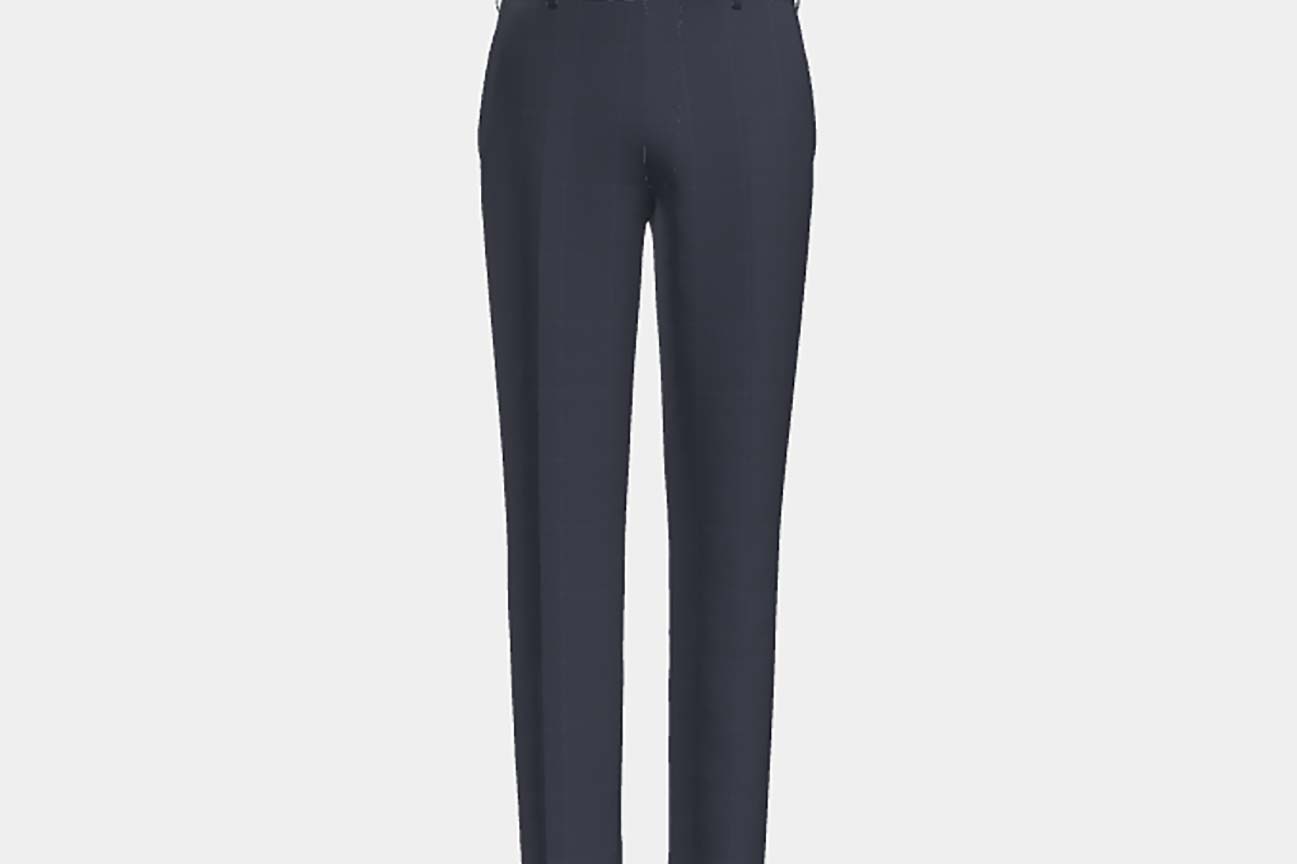 Pantalone su misura lana 110s crema Canonico