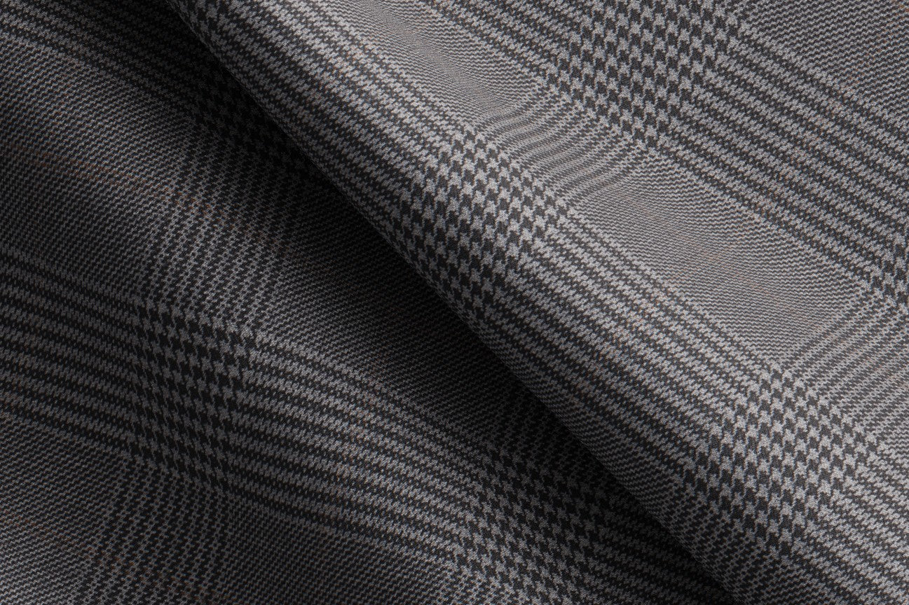 Giacca su misura lana 110s grigio Canonico