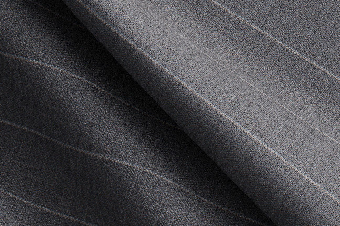 Giacca su misura lana 120s grigio Canonico