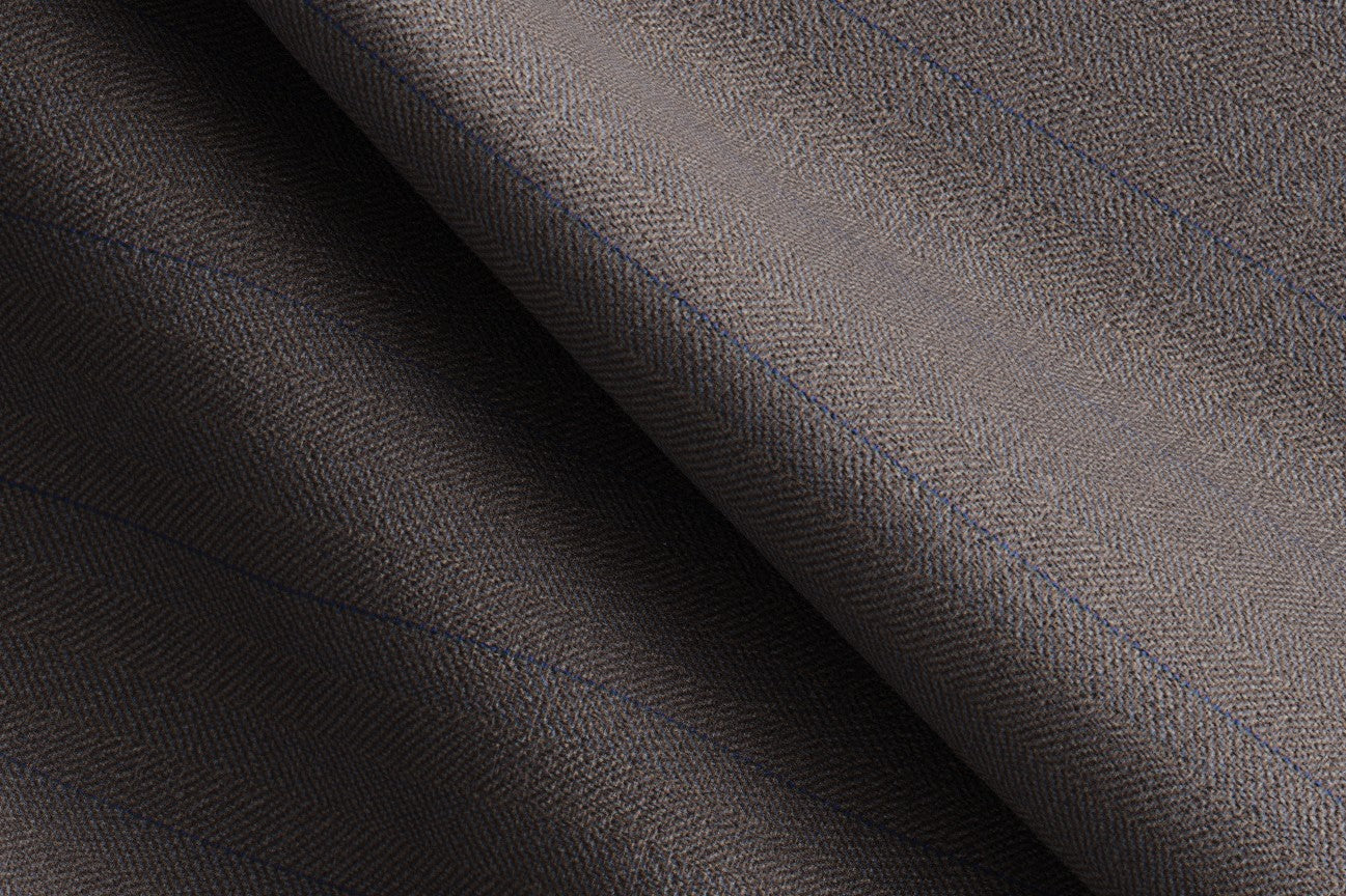 Pantalone su misura lana e seta 150s beige Caccioppoli