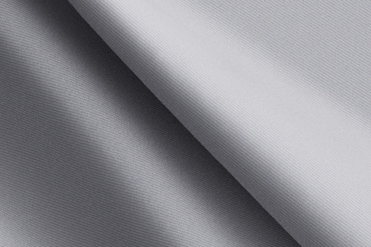 Camicia su misura cotone rigato blu chiaro
