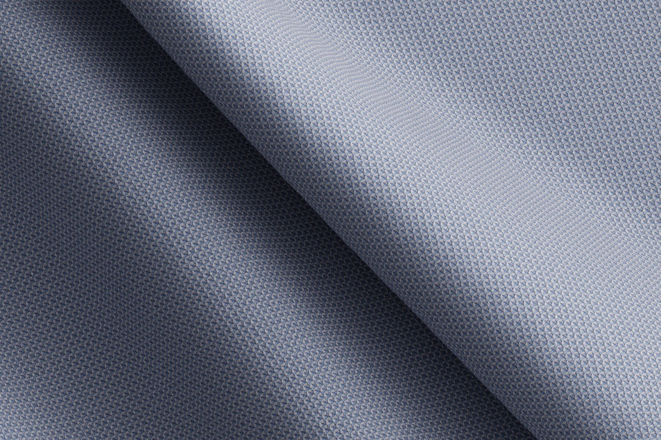 Camicia su misura cotone blu