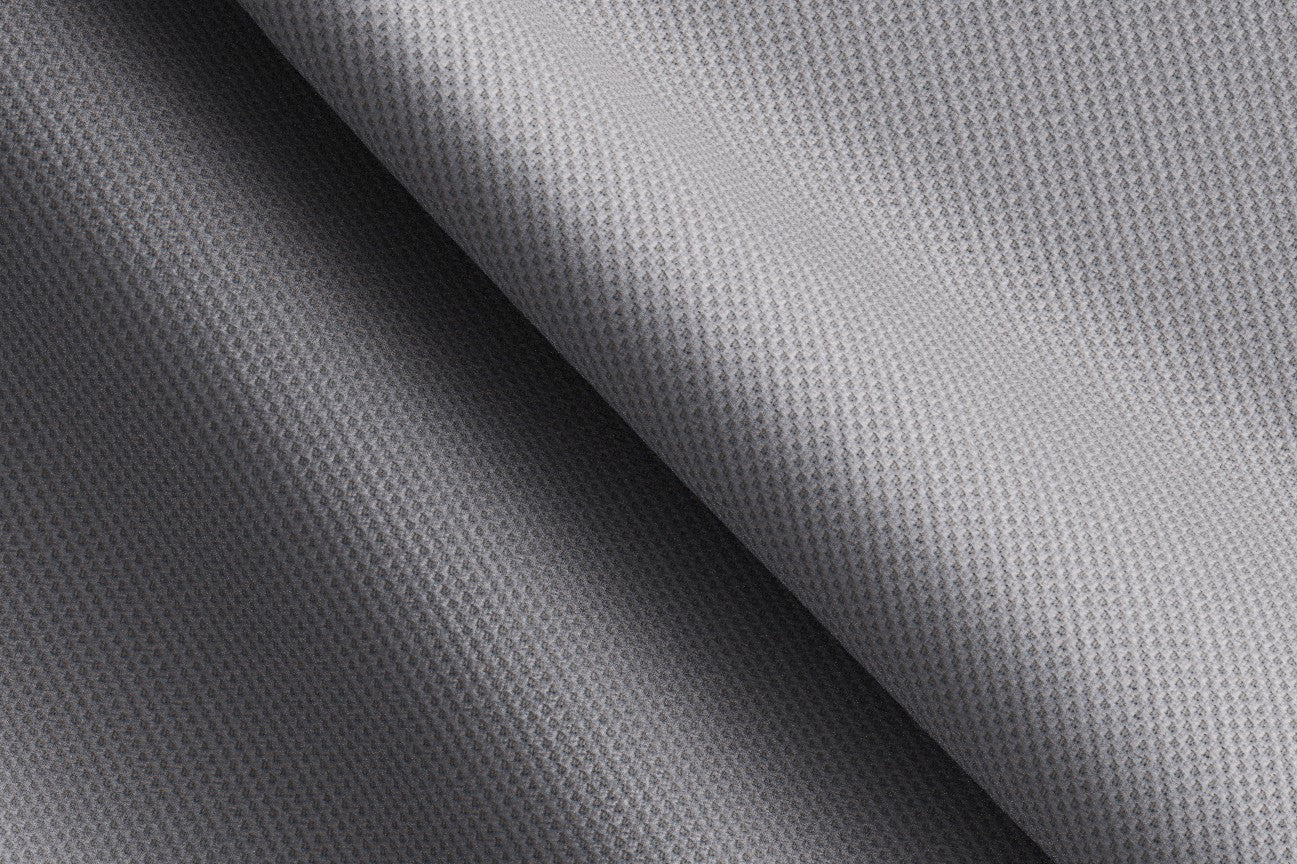Pantalone con fascia su misura poliestere e acrilica 110s grigio Canonico