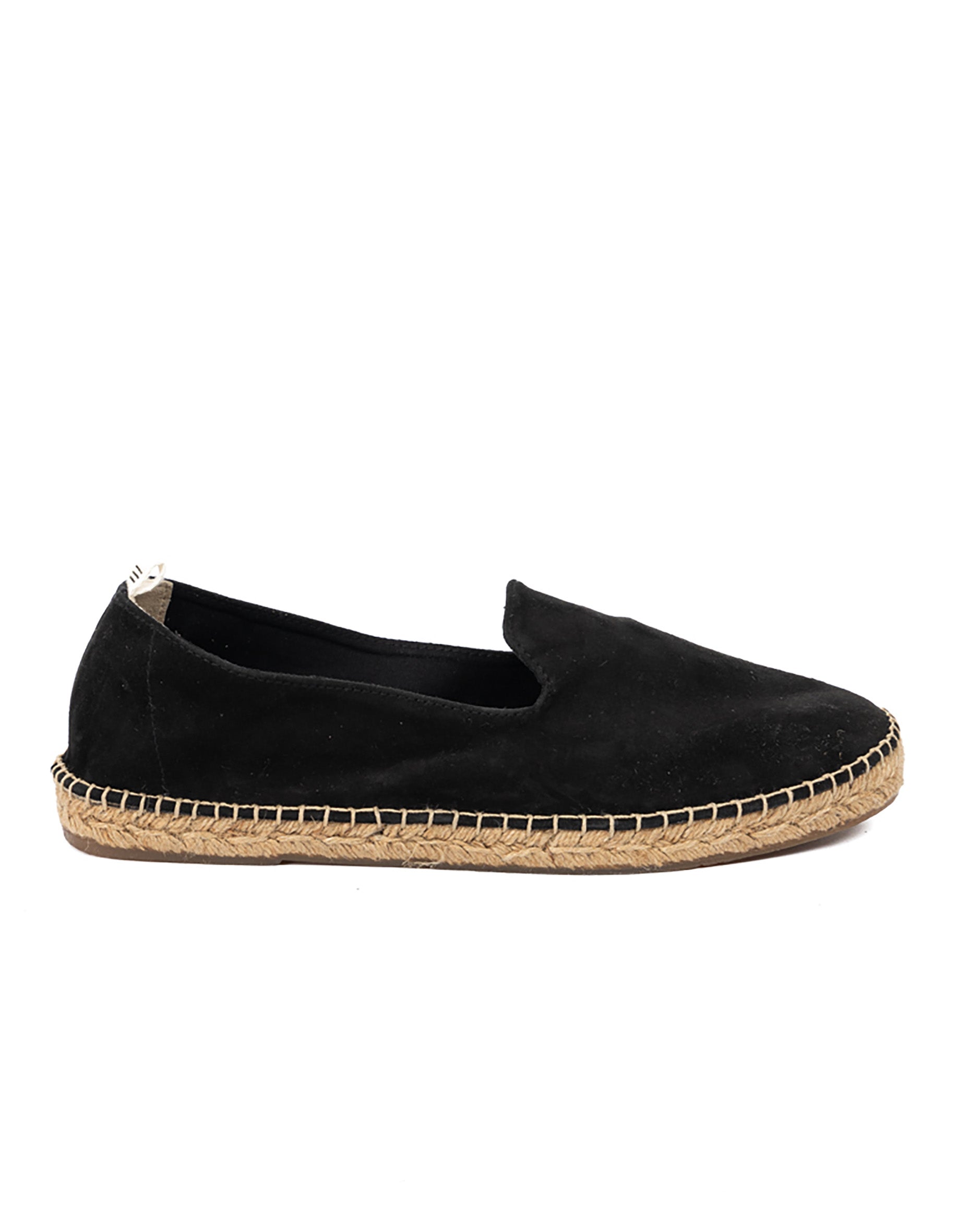 Espadrillas Atene in camoscio nero