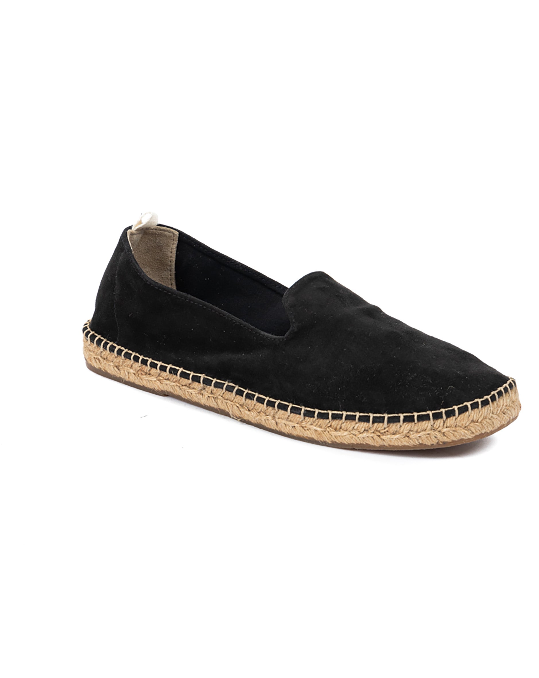 Espadrillas Atene in camoscio nero