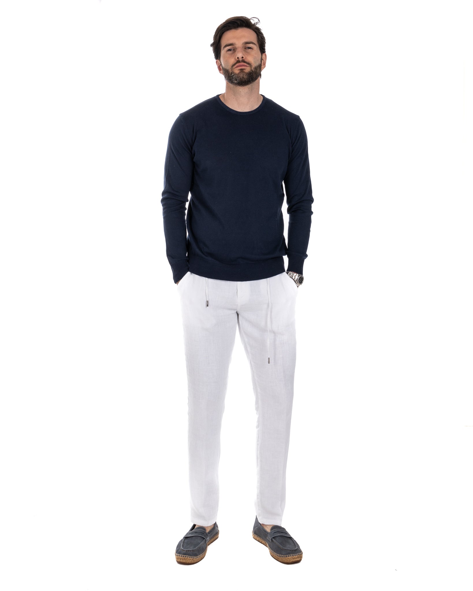 Maglioncino Daniil in cotone blu