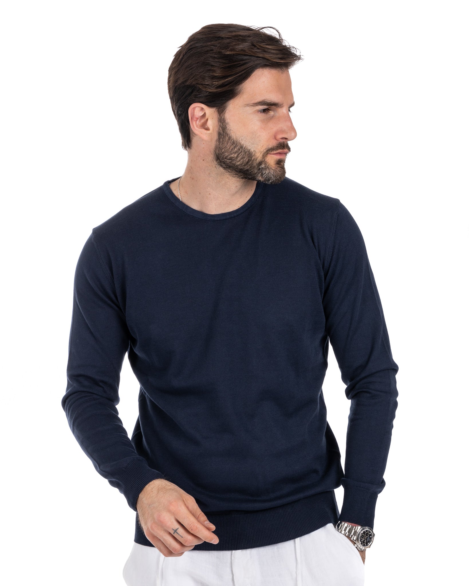Maglioncino Daniil in cotone blu