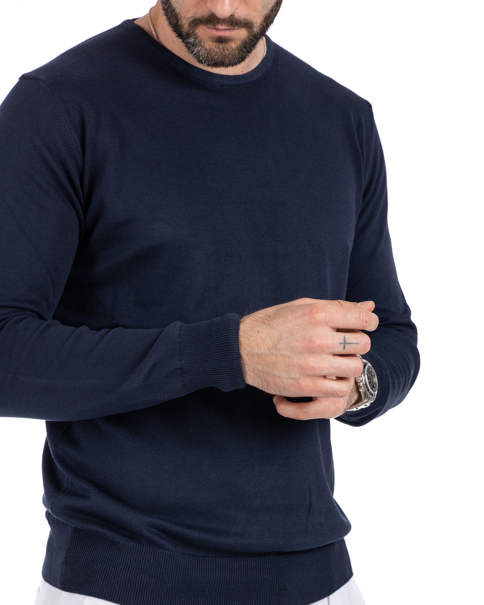 Maglioncino Daniil in cotone blu