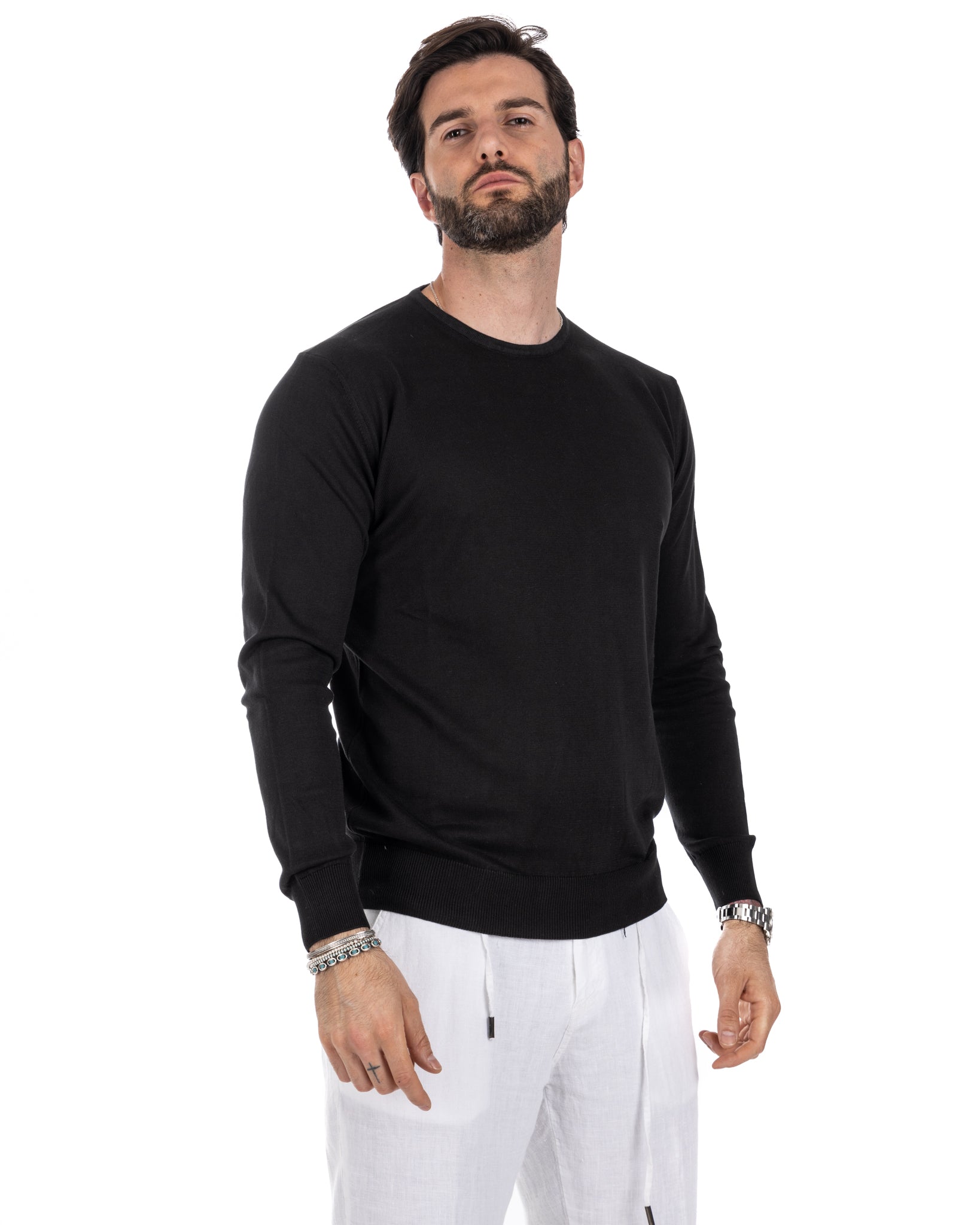 Maglioncino Daniil in cotone nero