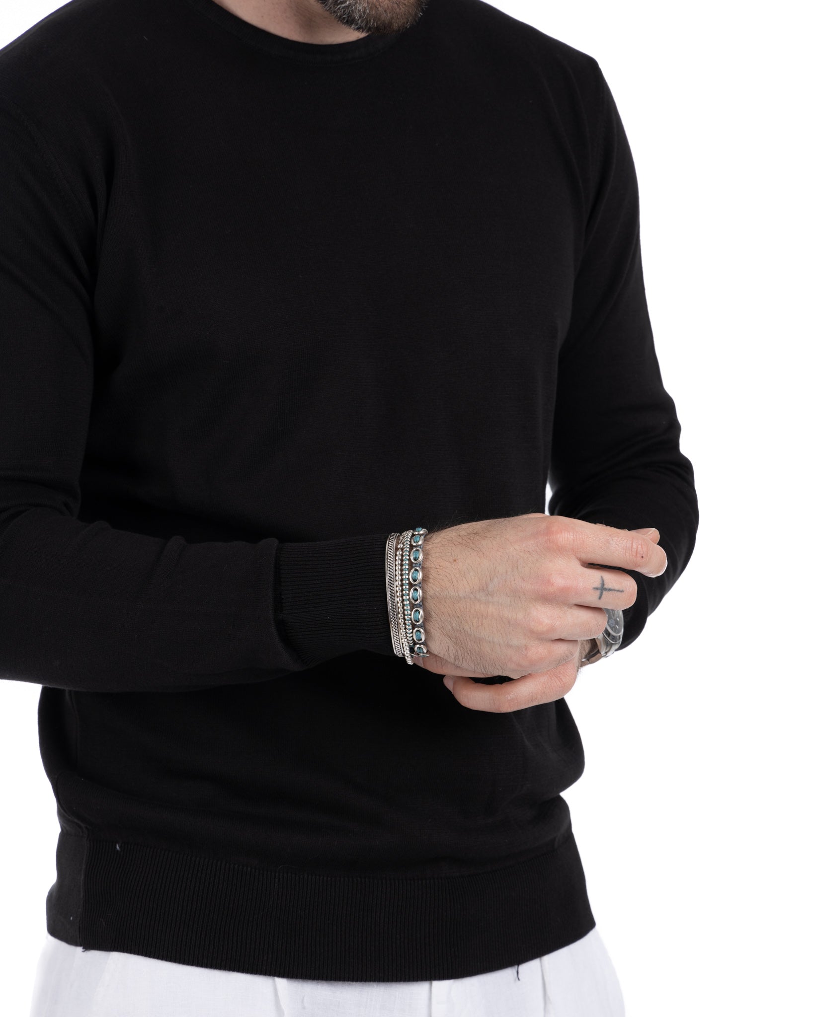 Maglioncino Daniil in cotone nero