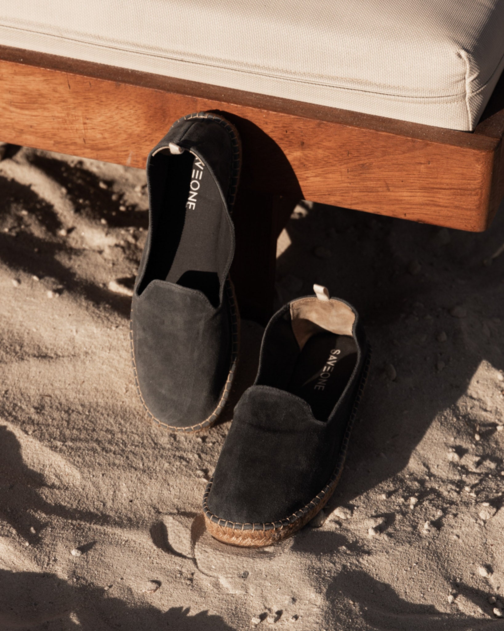 Espadrillas Atene in camoscio nero