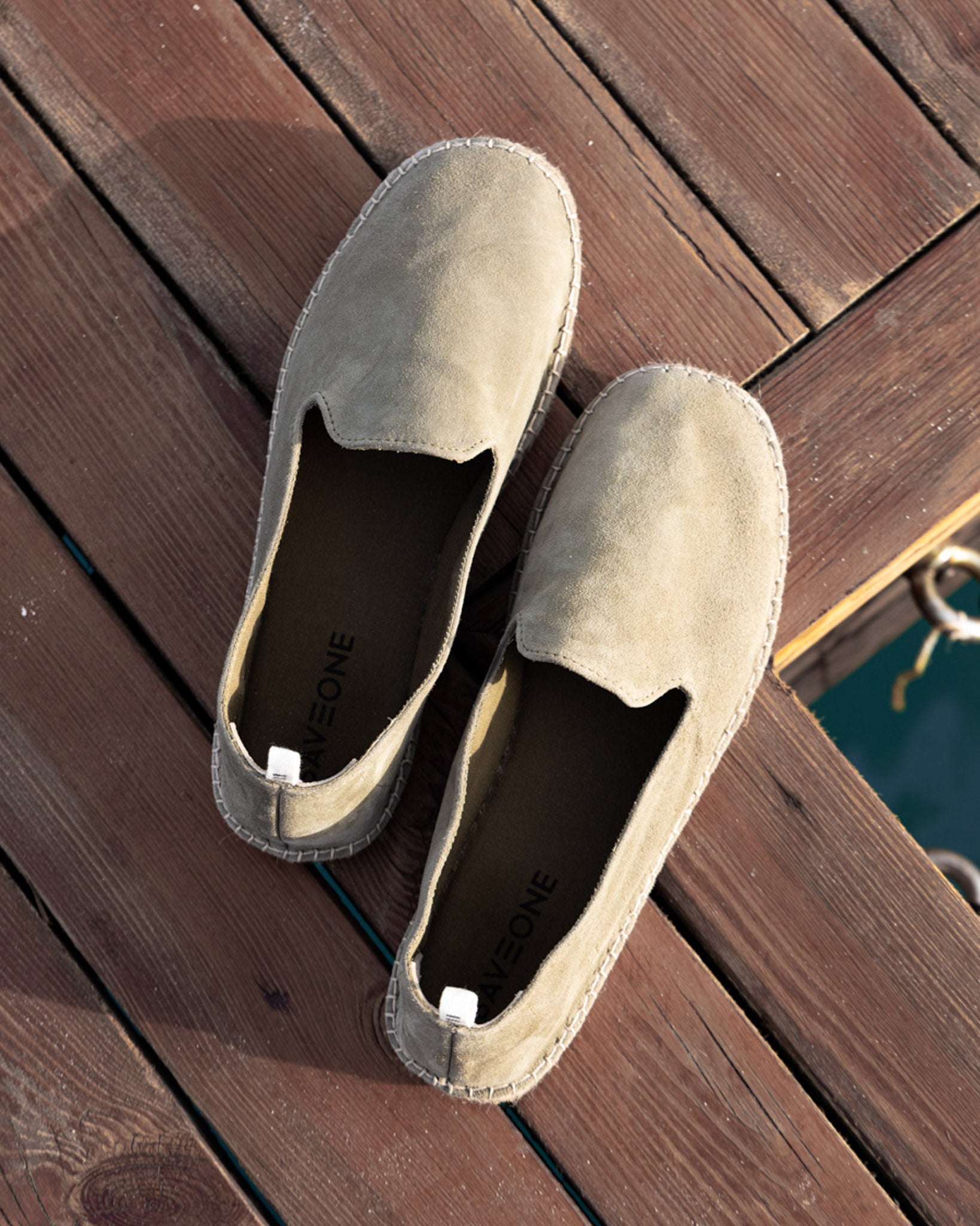 Espadrillas Atene in camoscio beige
