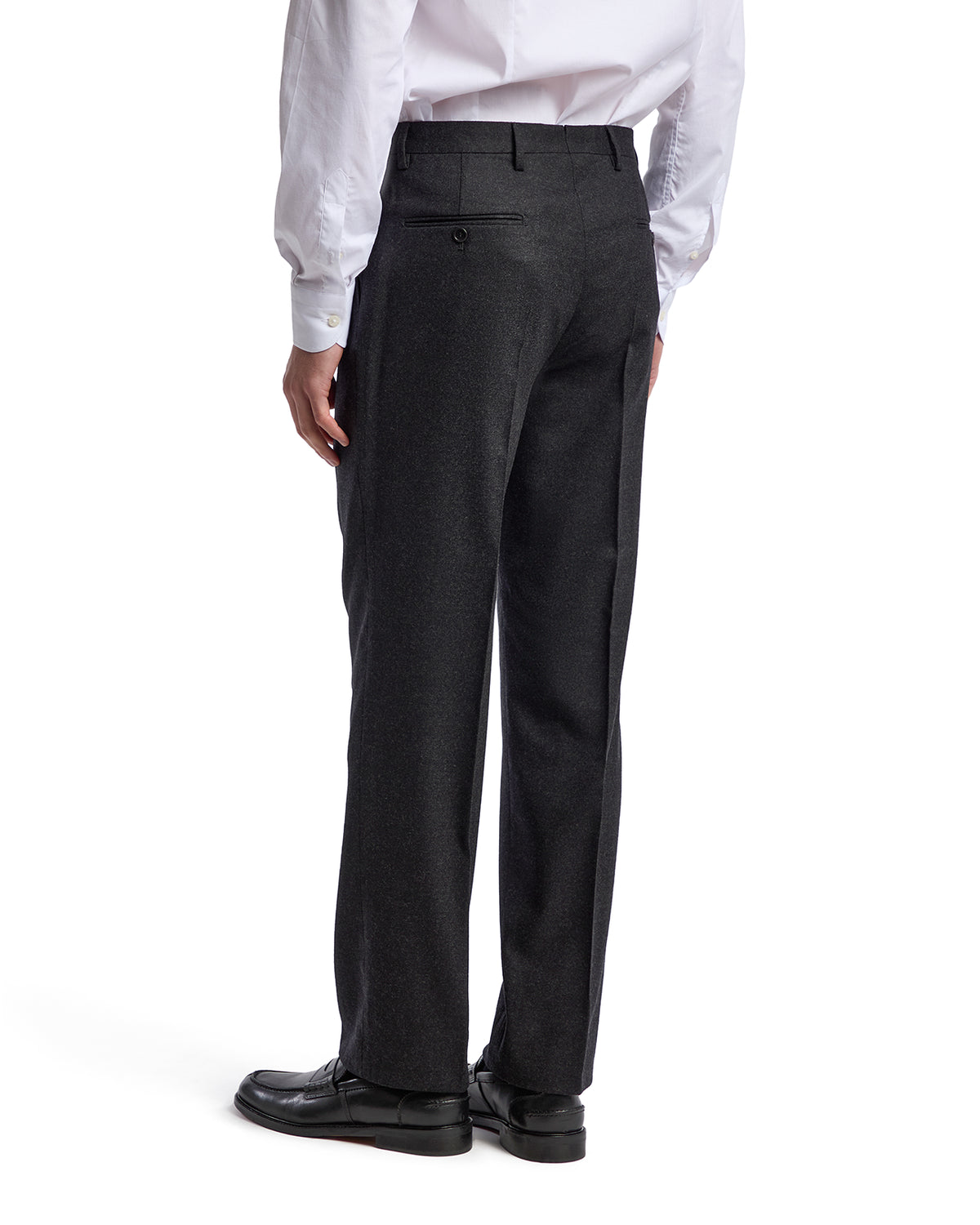 Pantalone Classic in flanella Rugby Drago antracite