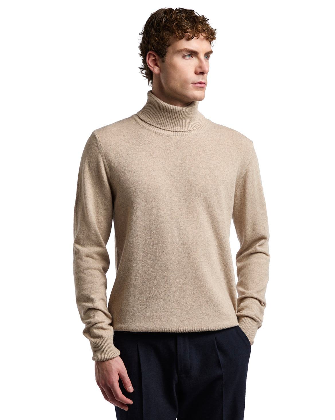Dolcevita Lee in misto cachemire beige