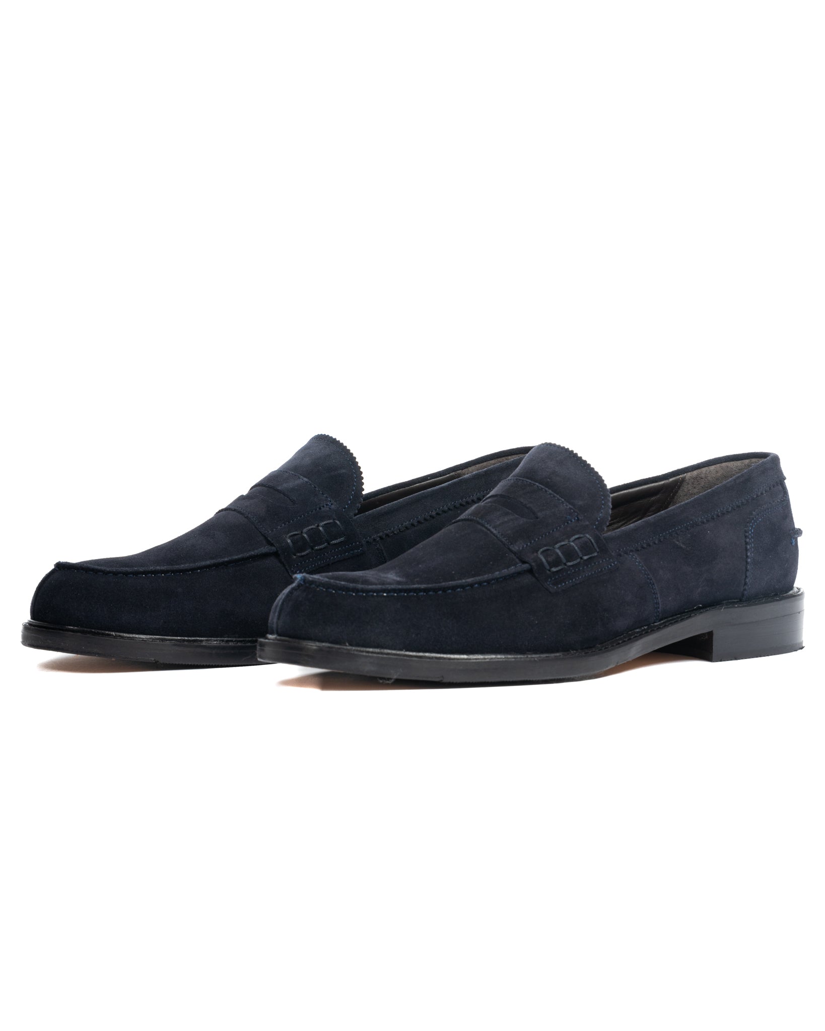 College Leonardo scamosciato blu