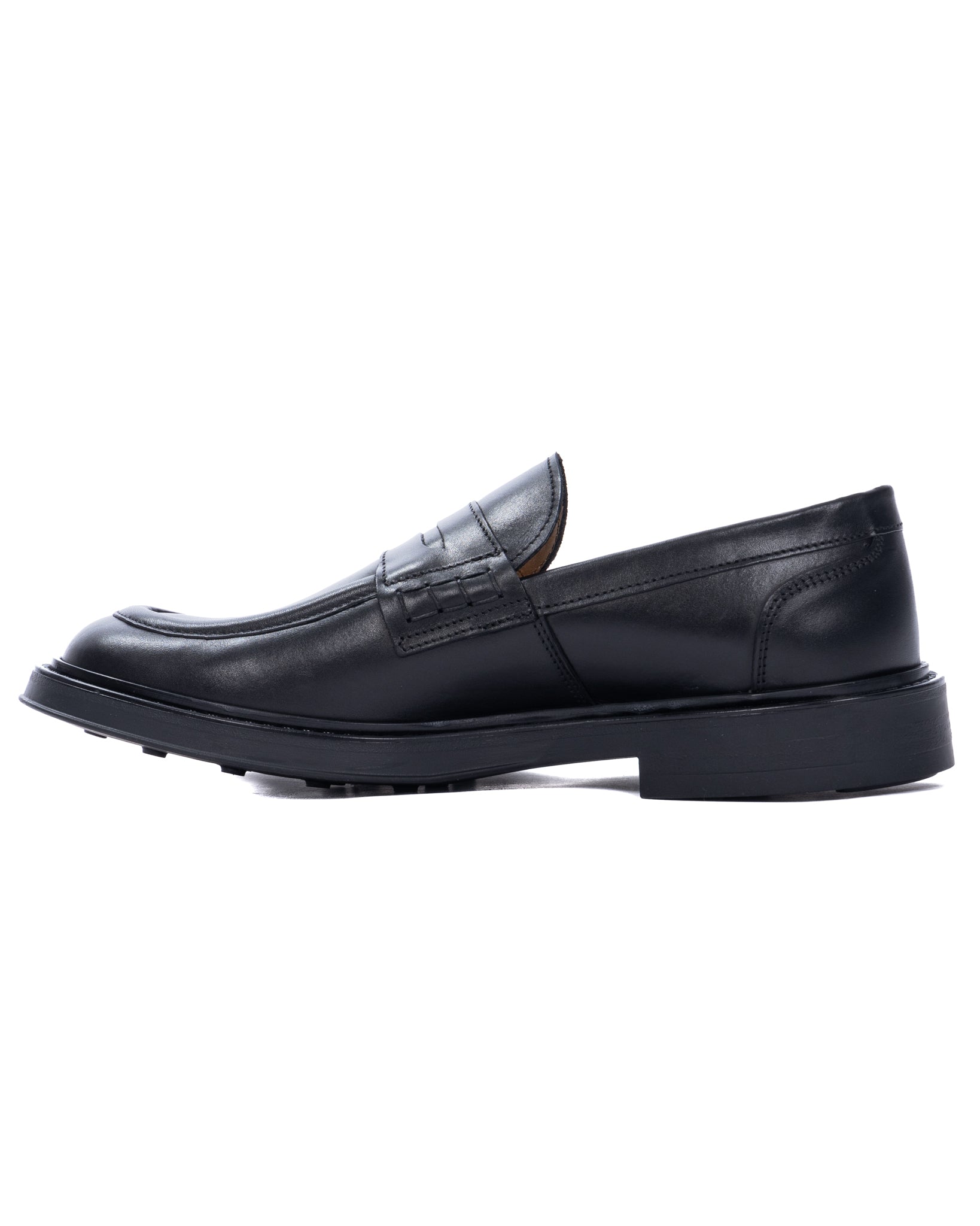 College Hector in pelle nero