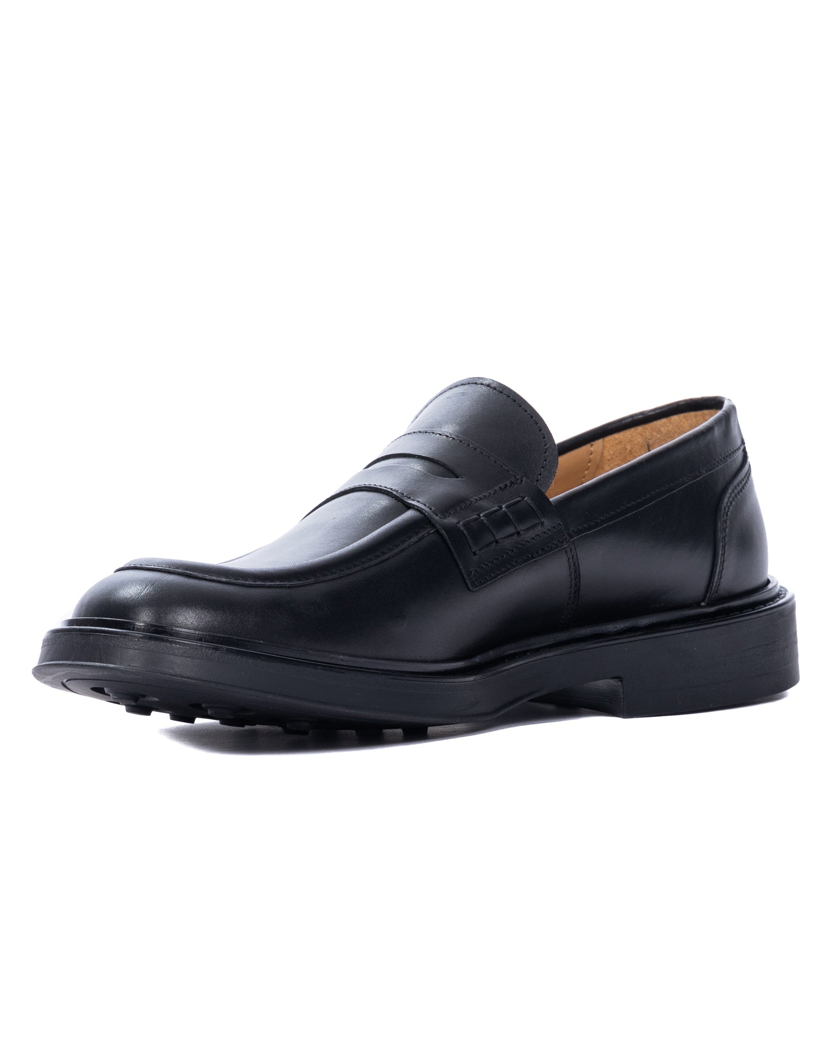College Hector in pelle nero