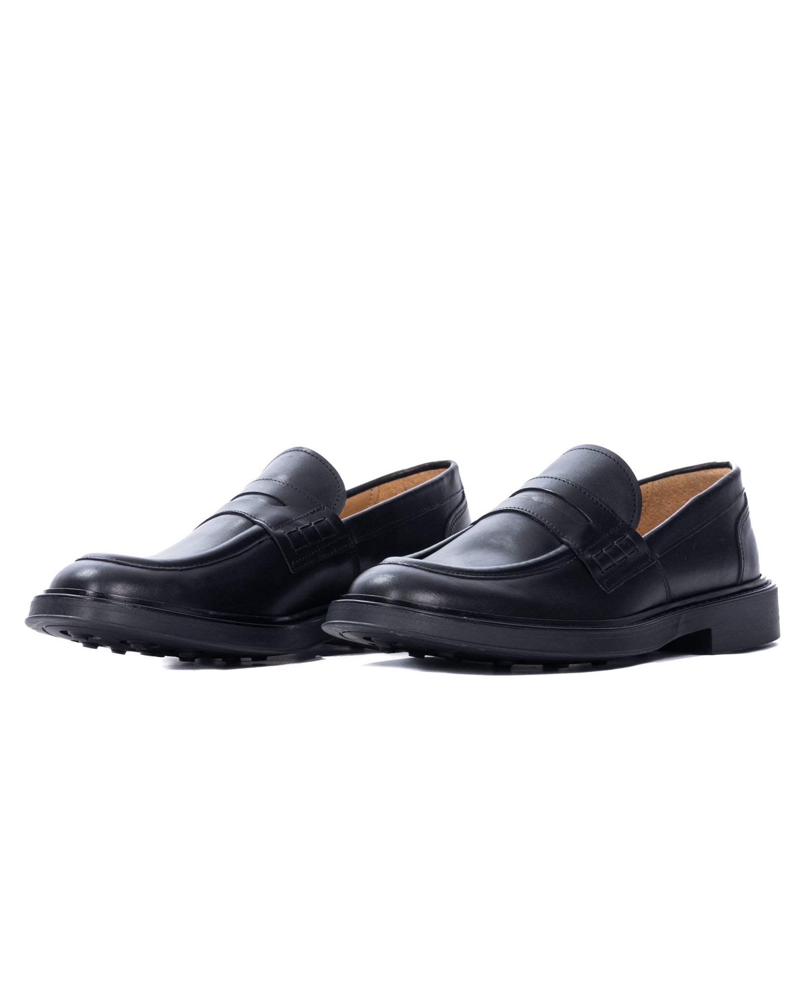 College Hector in pelle nero
