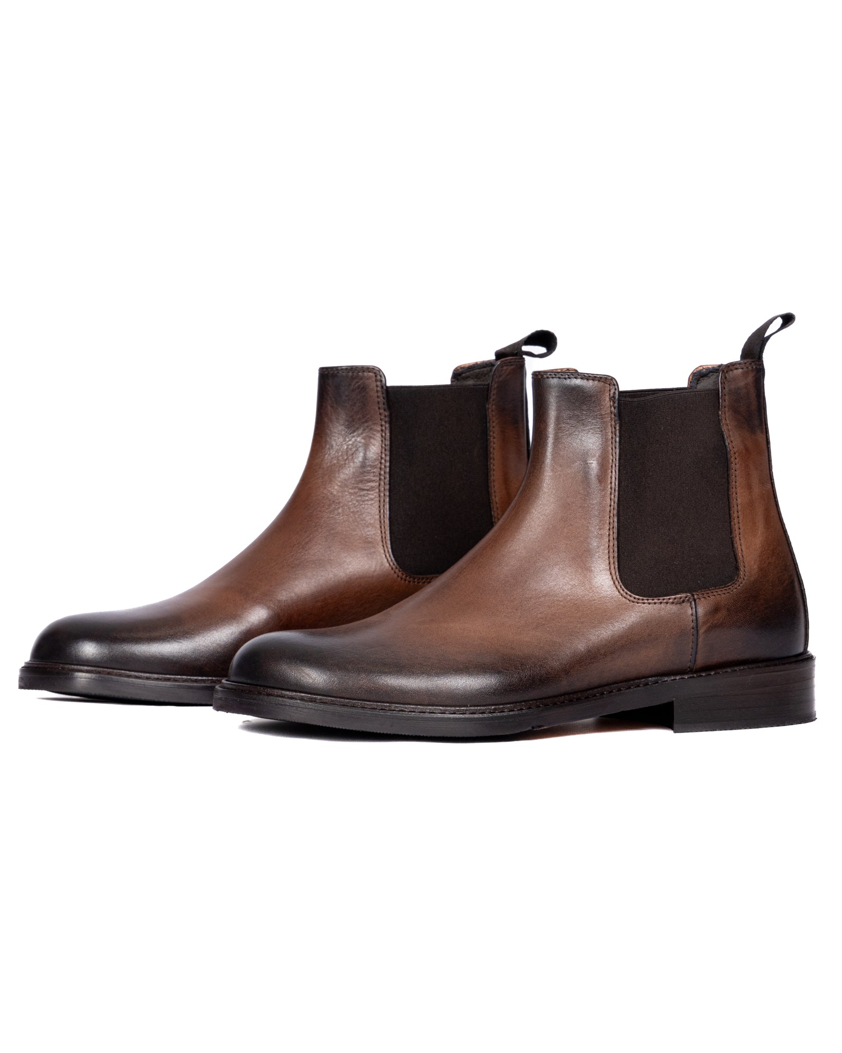 Jae - stivale in pelle spazzolata marrone