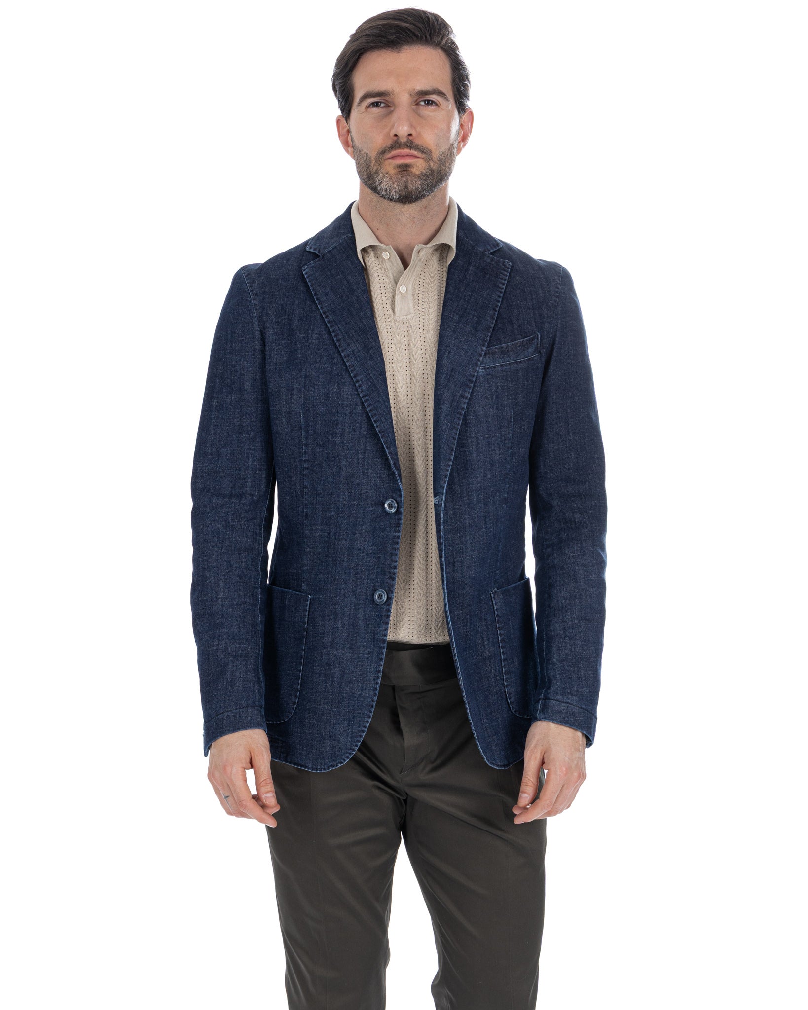 Giacca Spello in denim scuro