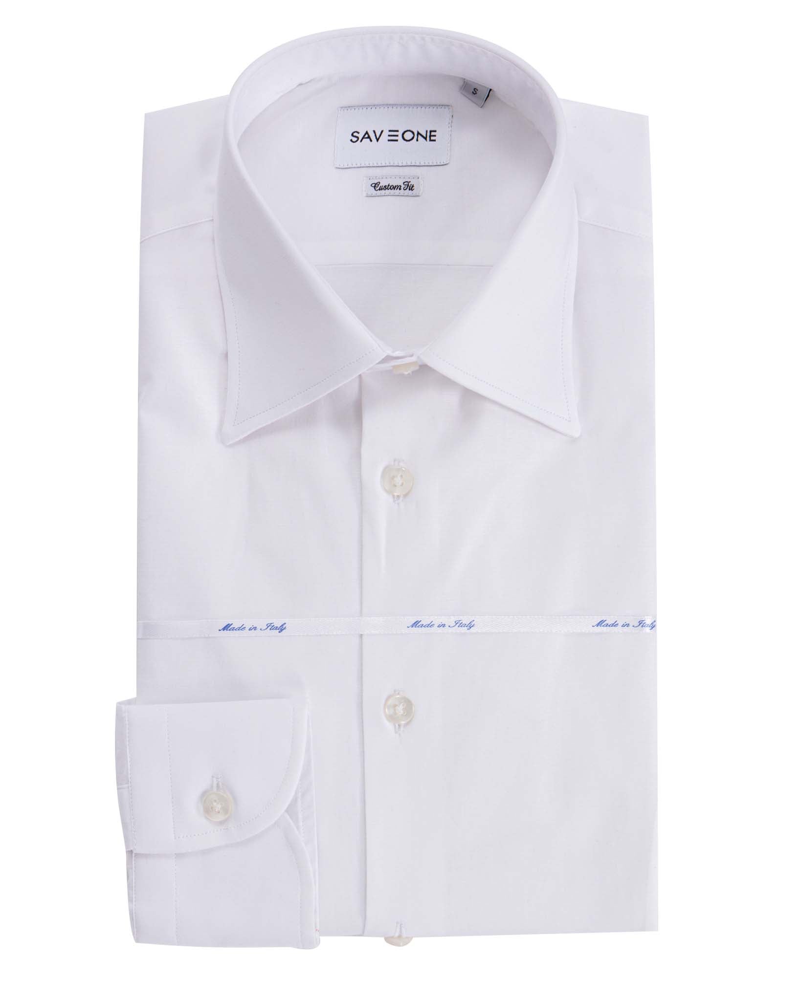 Camicia Heckler bianca in popeline di cotone