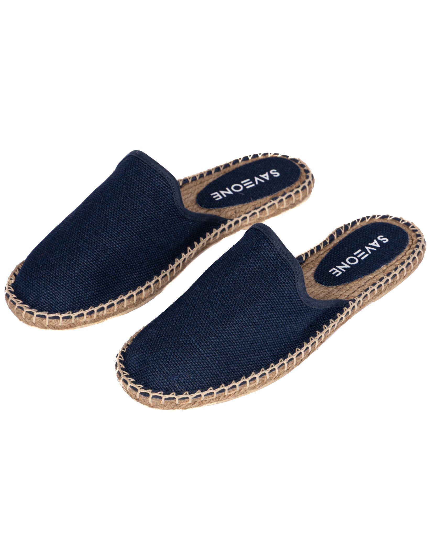 Mules Portofino espadrillas blu scuro